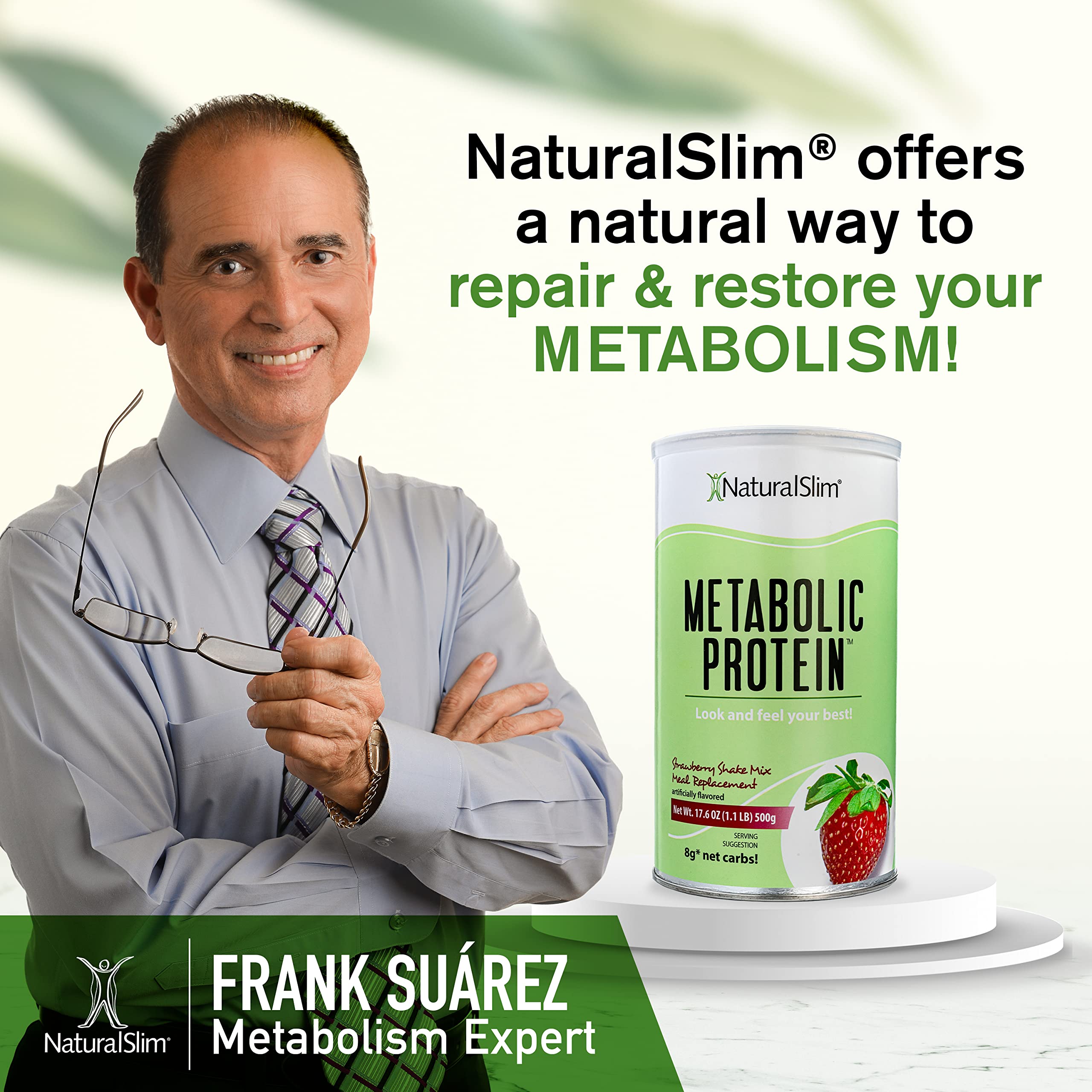 NaturalSlim Metabolic Whey Protein Powder Strawberry – Low Carb, Meal Replacement NaturalSlim uk supplements