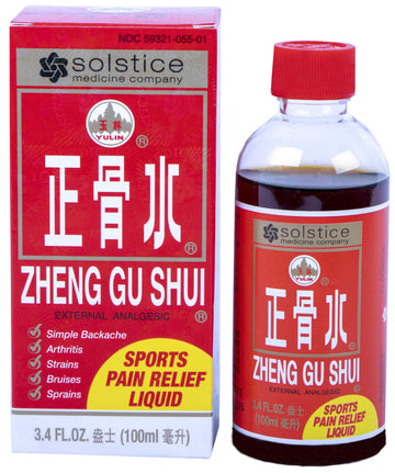 ZHENG GU SHUI - External Analgesic Lotion, 3.4 Oz Solstice Medicine Company uk supplements