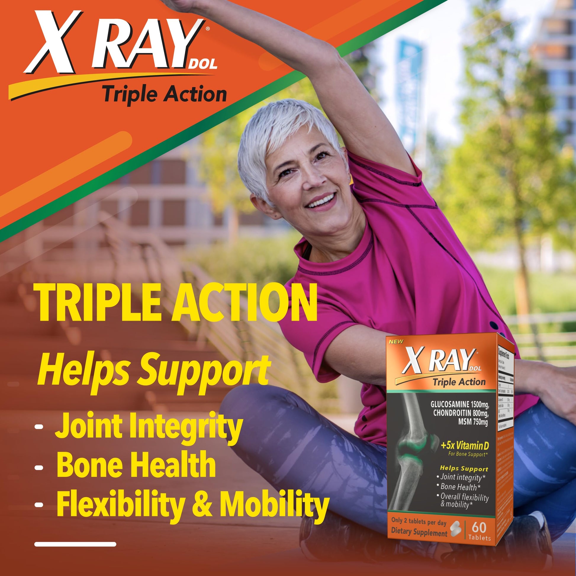 X Ray Dol Triple Action Joint Health Supplement, with 5X Vitamin D, Glucosamine 1500mg X Ray Dol uk supplements