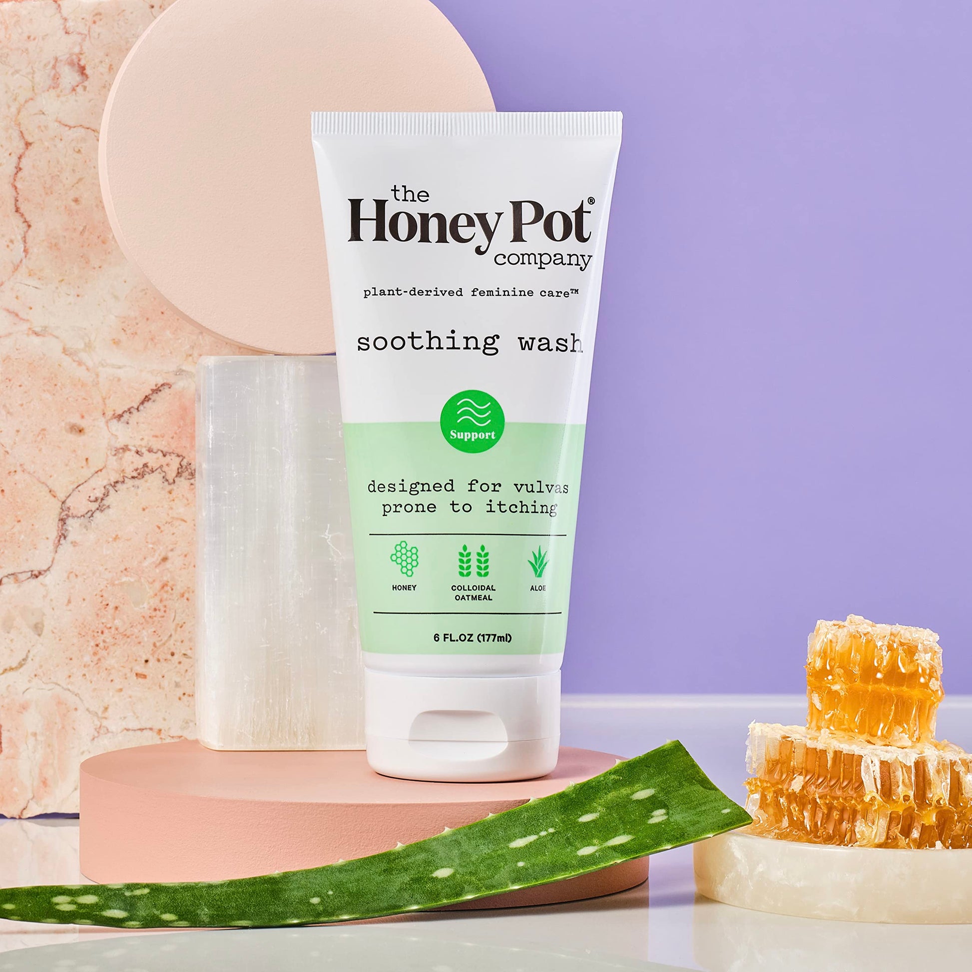 The Honey Pot Company - Anti-Itch Soothing Colloidal Oatmeal Wash - Plant Derived Feminine Care The Honey Pot Company uk supplements