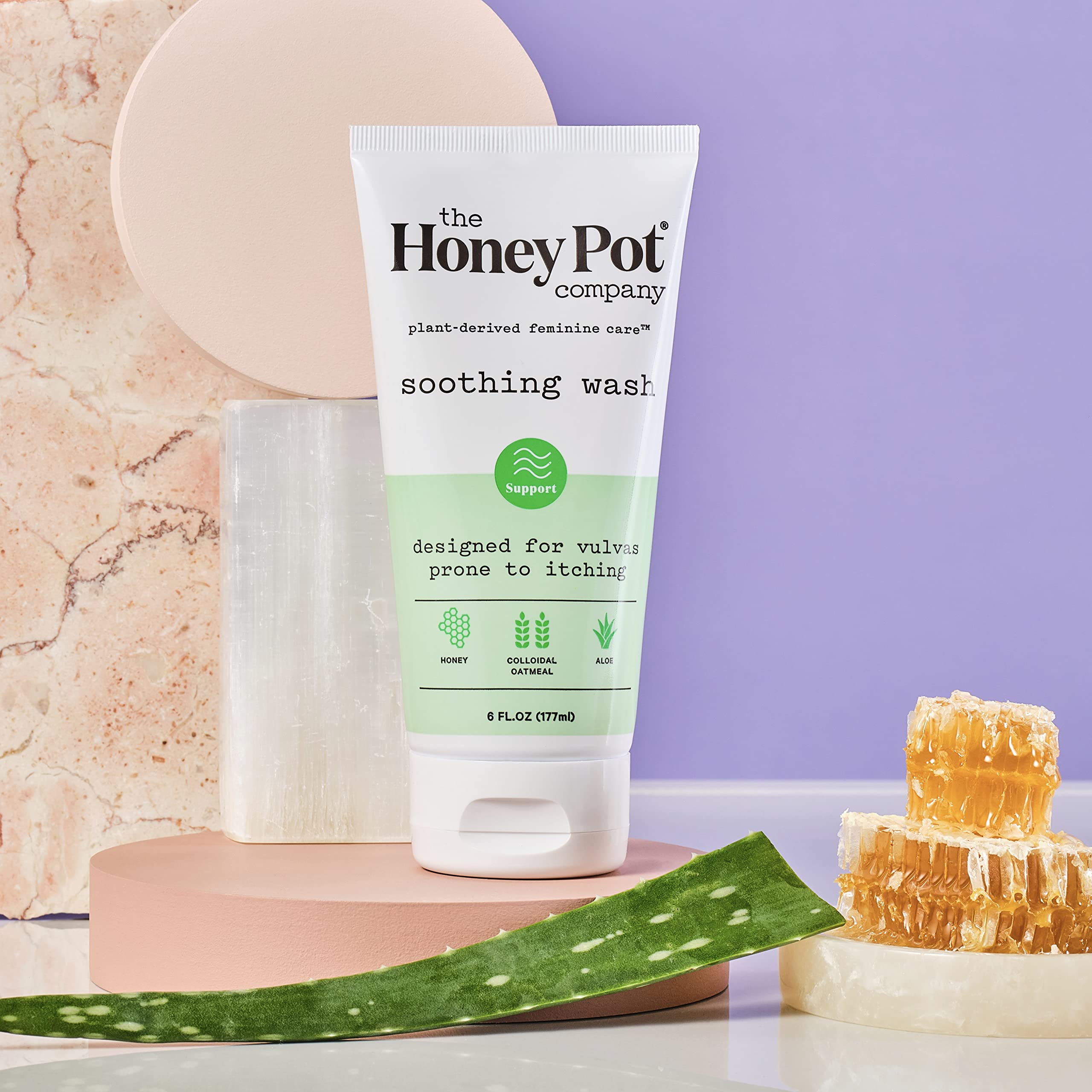 The Honey Pot Company - Anti-Itch Soothing Colloidal Oatmeal Wash - Plant Derived Feminine Care The Honey Pot Company uk supplements