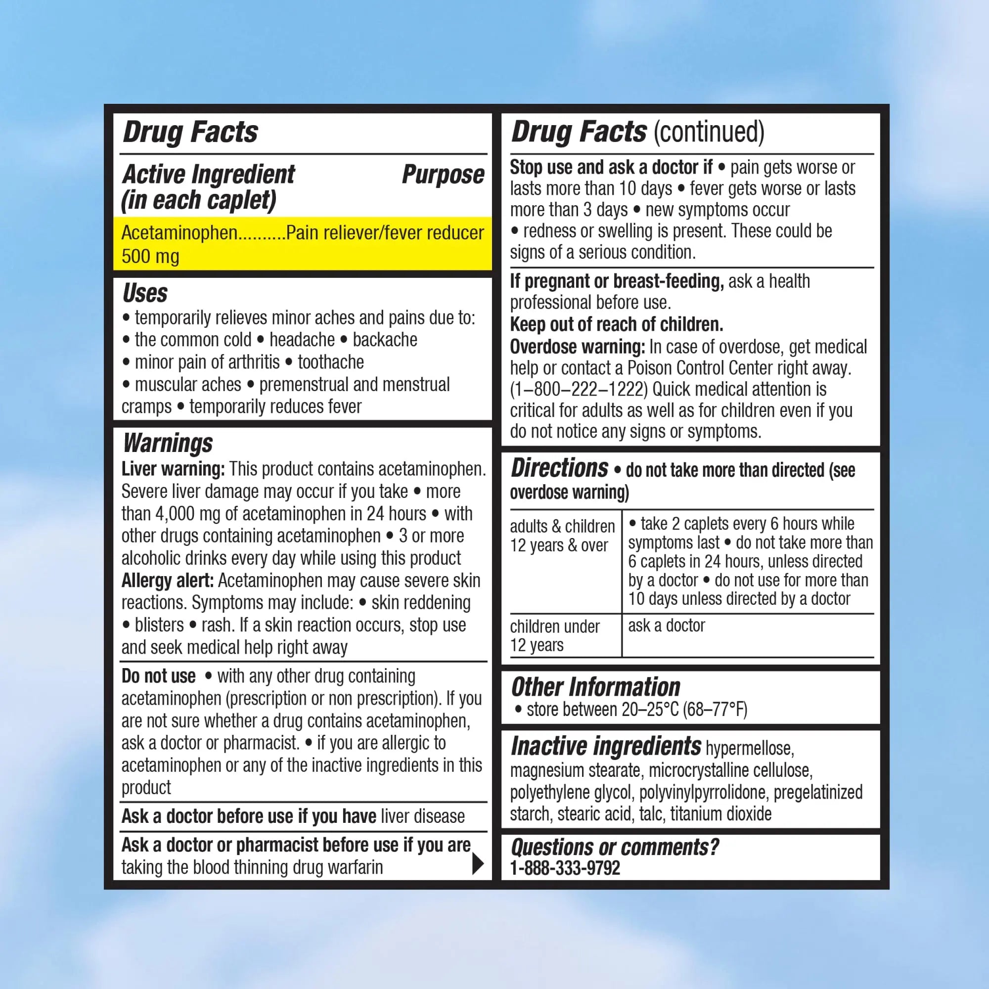 Cabinet: 500mg Acetaminophen for Headache Relief, Toothaches, Sore Throat, and Fever Reducer, Includes 1 Refillable Medicine Jar, 120 Tablets Refillable Glass Jar - w/Travel Tin Cabinet: uk supplements
