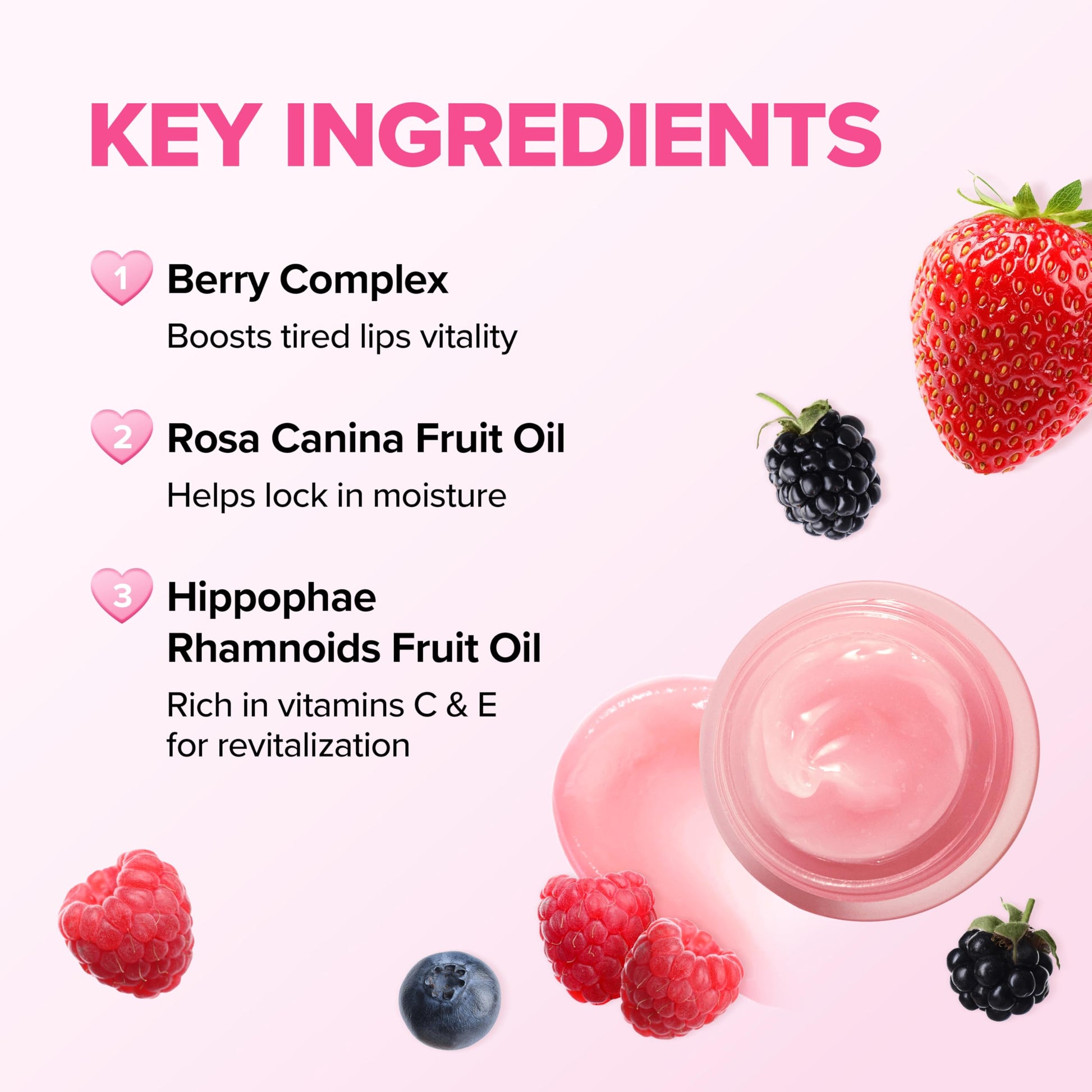 Klavuu Lip Mask Sleeping Pack (0.7oz) – Overnight Deep Hydrating Korean Lip Balm Treatment for Very Dry, Chapped Lips | Lip Lightening & Plumping with Instant Hydration | Gentle Exfoliating (Berry) KLAVUU uk supplements