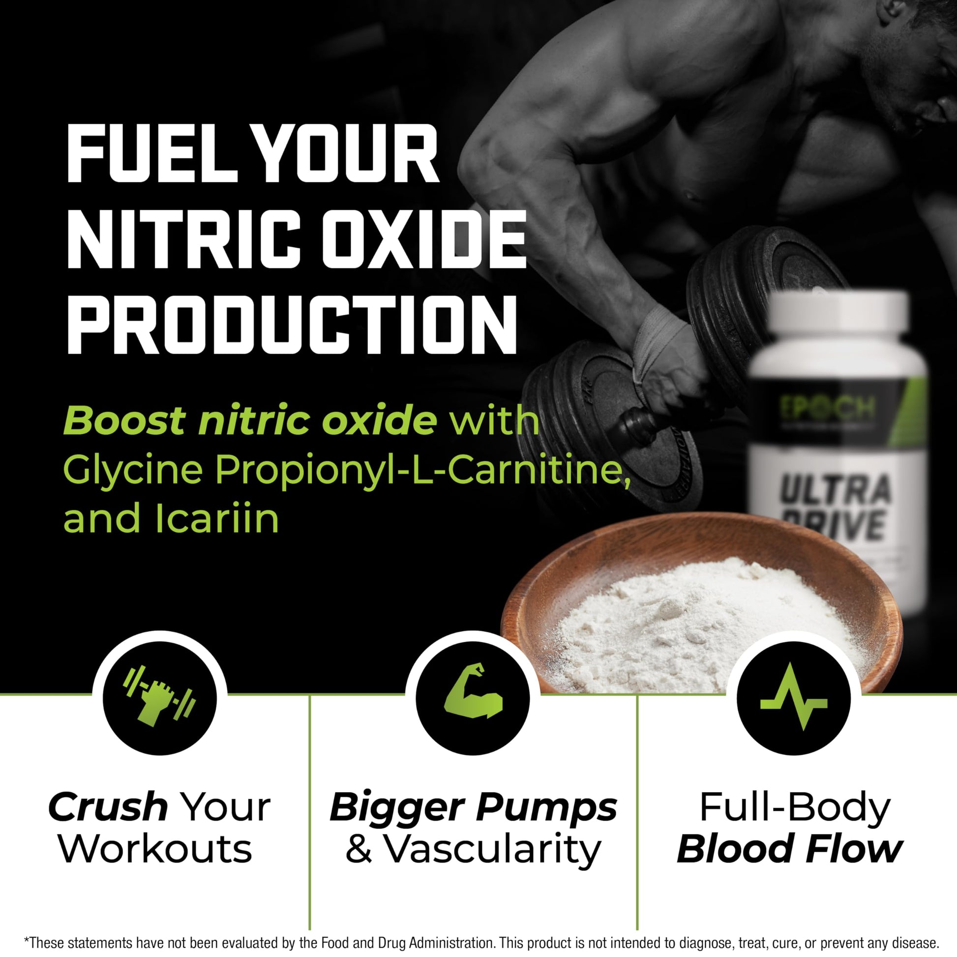 Epoch Nutrition | Ultra Drive – Advanced Performance Formula | Supports Energy, Endurance, and Healthy Circulation | with Tongkat Ali, Icariin & Nitric Oxide Support Epoch Nutrition Sciences uk supplements
