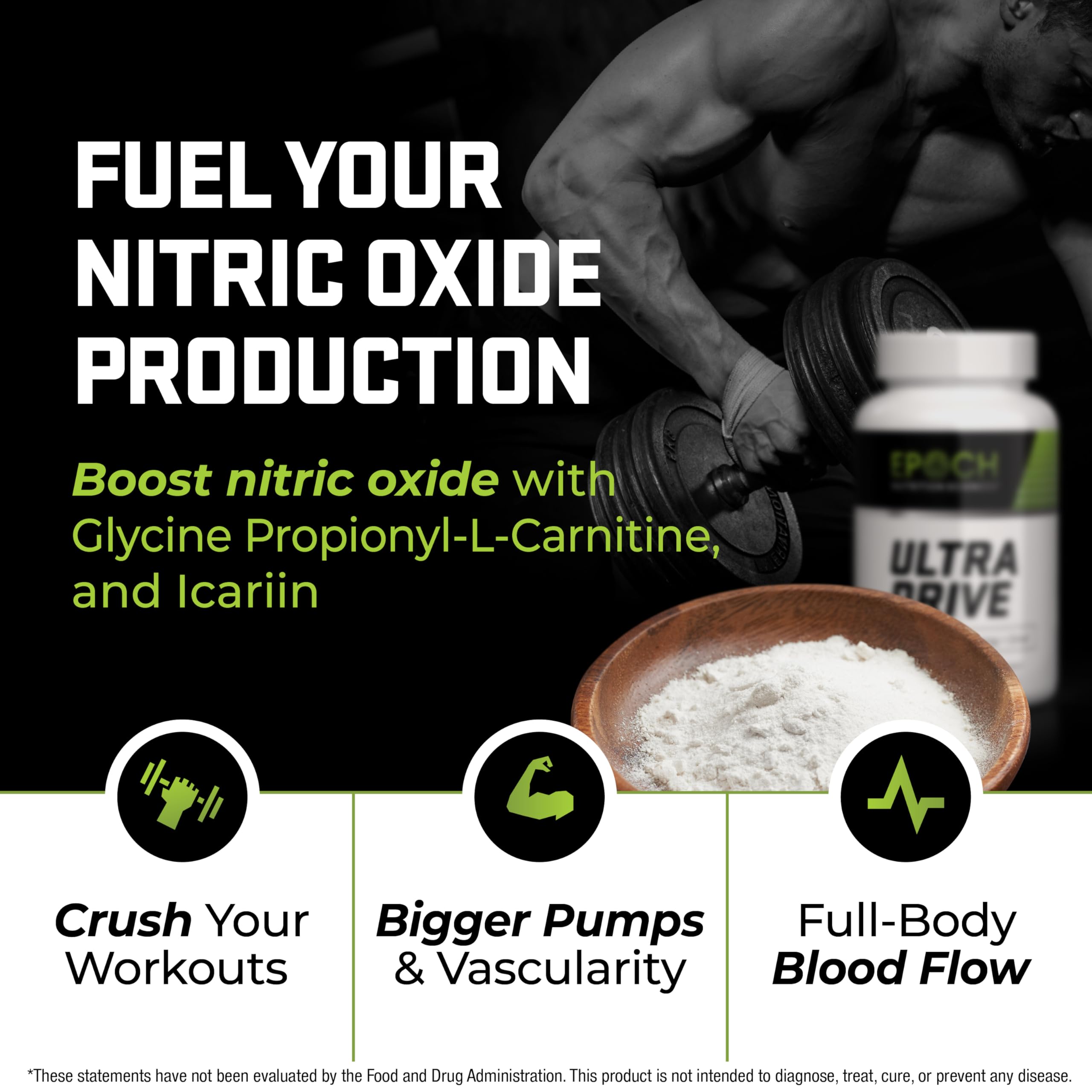 Epoch Nutrition | Ultra Drive – Advanced Performance Formula | Supports Energy, Endurance, and Healthy Circulation | with Tongkat Ali, Icariin & Nitric Oxide Support Epoch Nutrition Sciences uk supplements