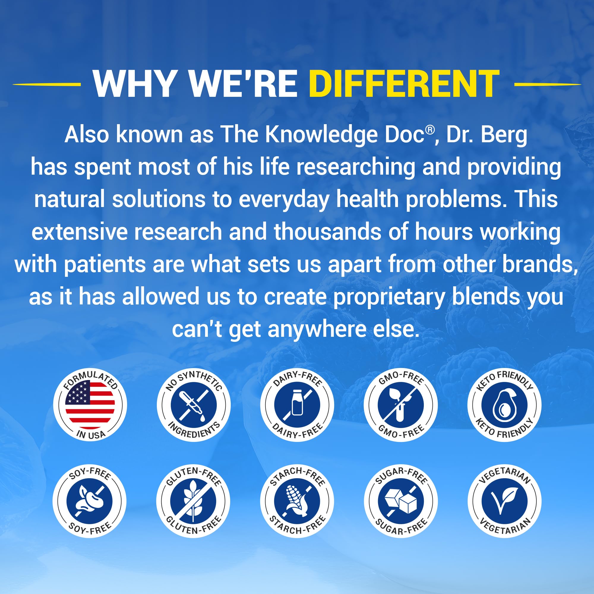Dr. Berg Magnesium Glycinate Powder for Sleep, Relaxation, & Stress Relief - Now Includes Vitamin D3 & Zinc - Delicious Raspberry & Lemon Flavor (50 Servings) Magnesium Powder - Magnesium Drink Powder Dr. Berg Nutritionals uk supplements