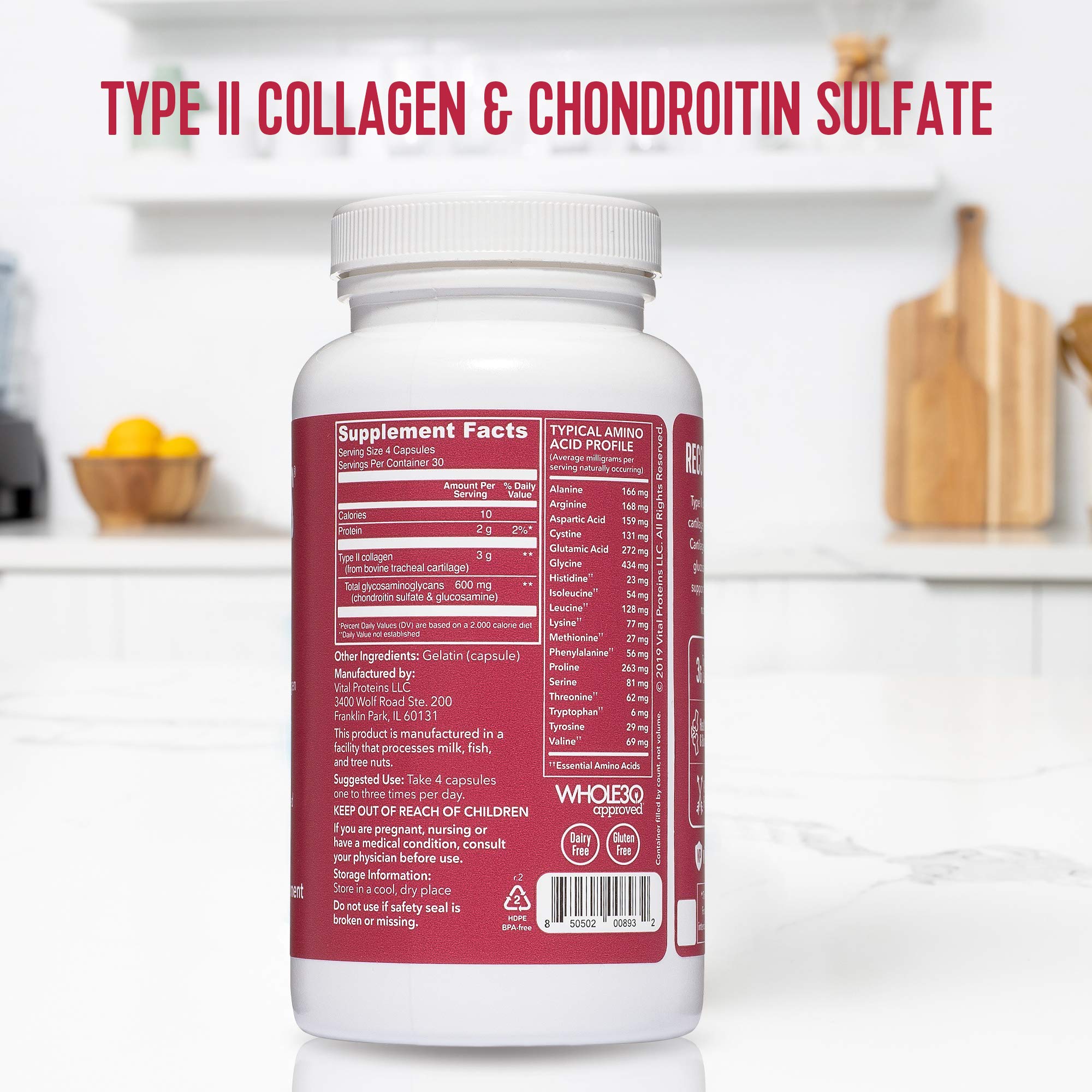 Vital Proteins Collagen Peptides Powder 19.3oz+ Collagen Pills, Type II Vital Proteins uk supplements