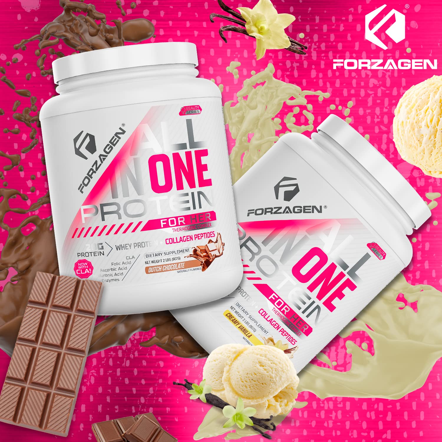 Forzagen Protein Powder for Women - Protein Shake With Collagen Powder for Women Forzagen uk supplements
