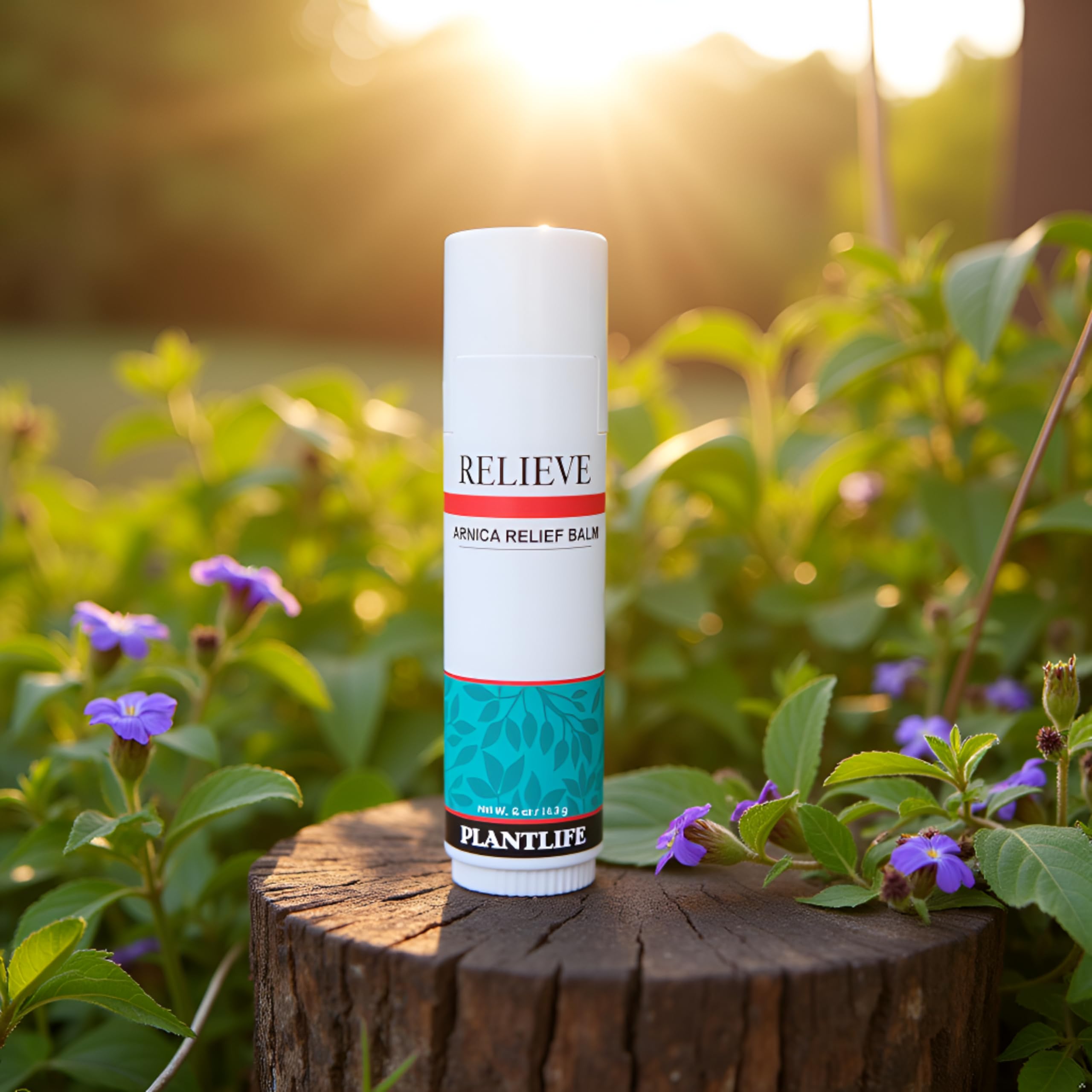 Plantlife Arnica Relieve Balm - Made with Arnica and 100% Pure Essential Oils - Relieve Products are a Homeopathic Solution for Everyday Use - Works Quickly and Effectively - Made in California Plantlife uk supplements
