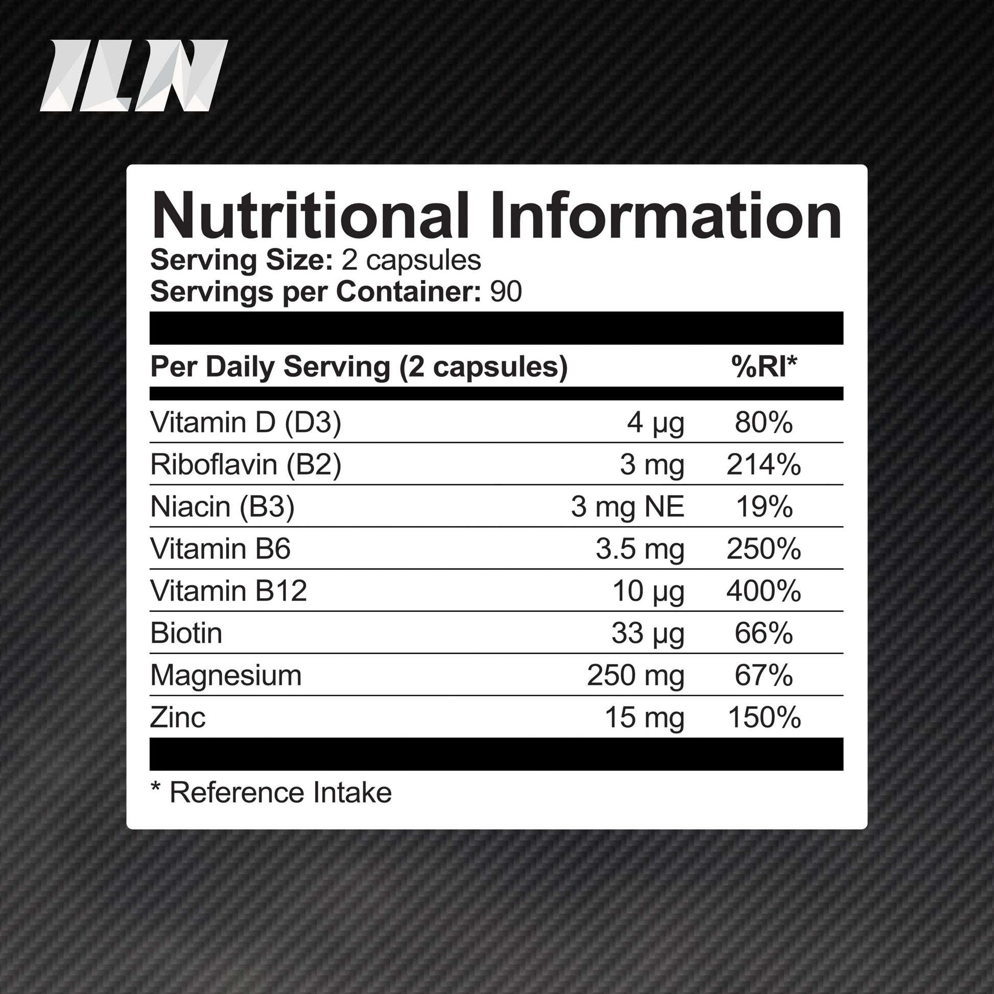 ZM6 - High Strength Zinc Magnesium Supplement - Zinc and Magnesium Tablets Iron Labs Nutrition uk supplements