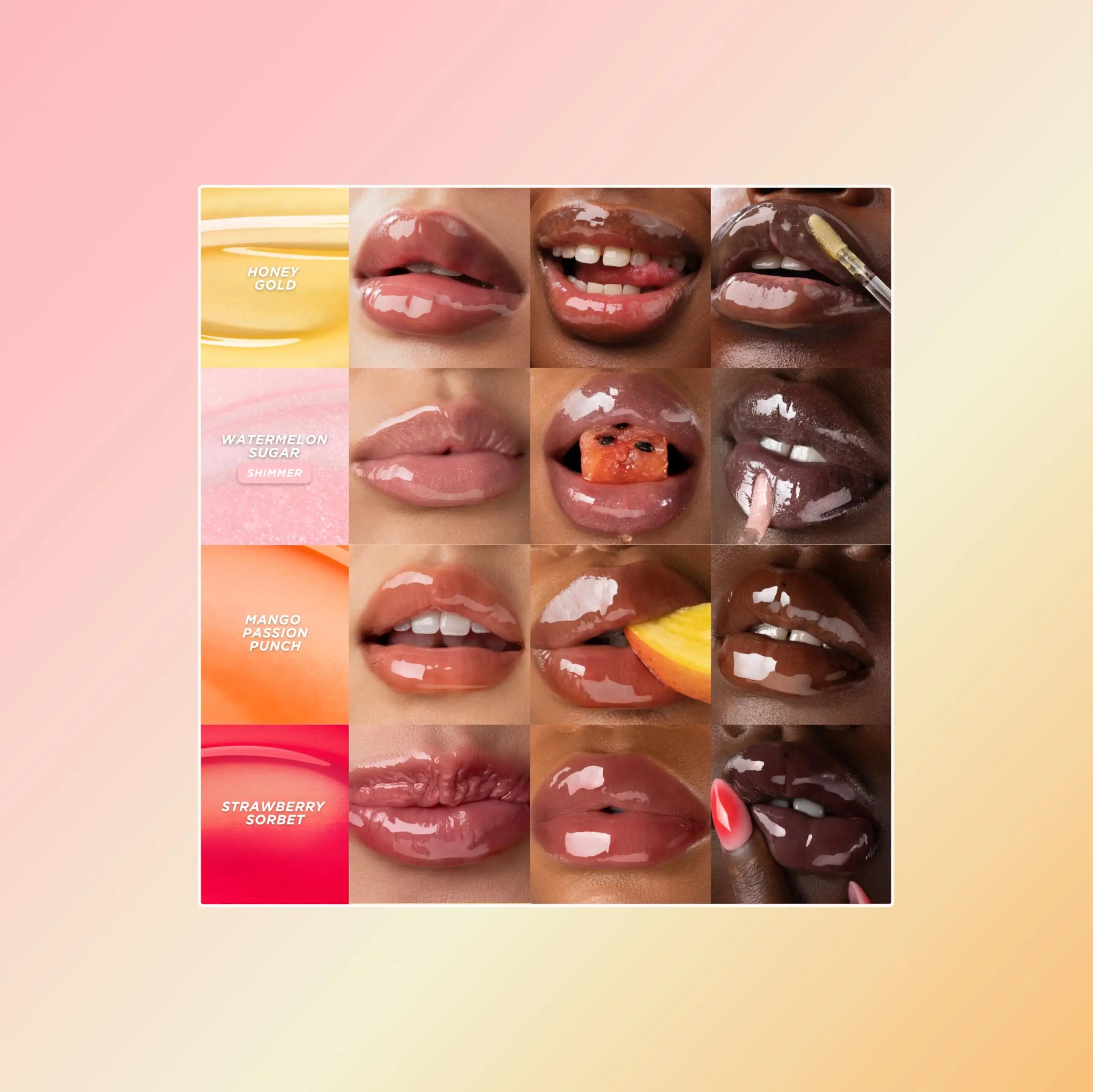 Gisou Honey Infused Hydrating Lip Oil, Nourishing Lip Moisturizer for Dry Lips (Watermelon Sugar) Gisou uk supplements