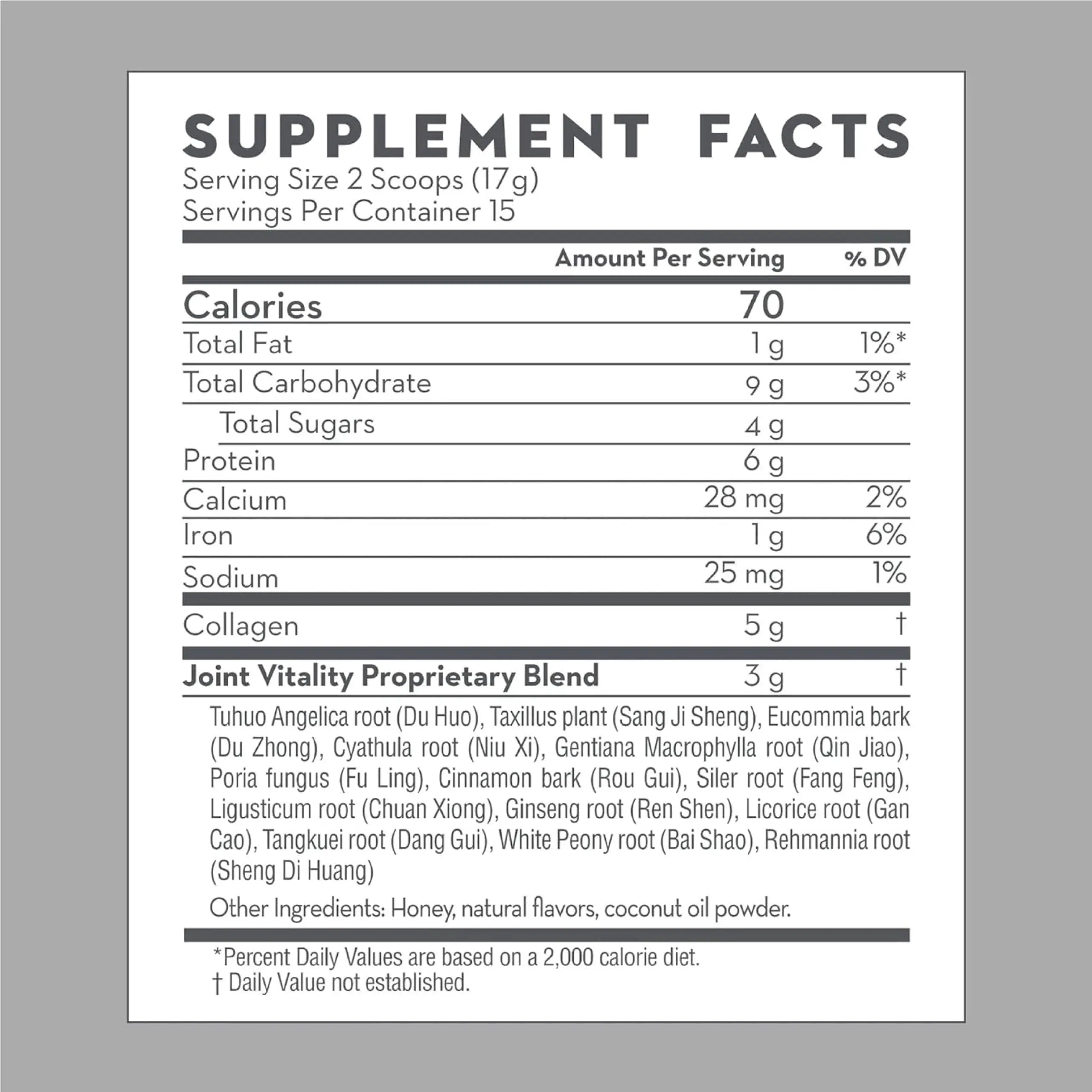 D'AO Labs Joint Vitality Powder - Joint Support - Du Huo Ji Shen Tang Traditional Chinese Herbal - Increased Mobility & Flexibility - Spiced Cocoa & Cinnamon Flavor - 15 Servings DAO Labs uk supplements