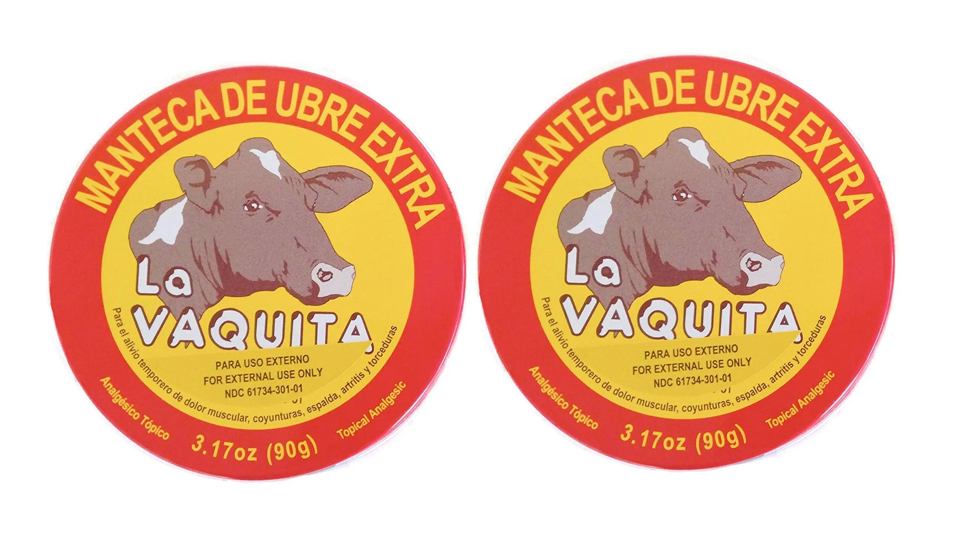 BILITOK 2 Pack La Vaquita Extra Strength Udder Balm Manteca Ubre De Vaca Pain Relief 3.17 Oz. Topical Analgesic La Vaquita Erectogen uk supplements
