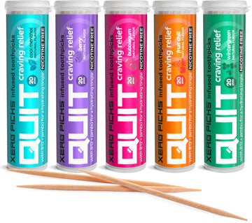Xero Picks Infused Flavored Toothpicks to Help Quit Smoking - Nicotine Xero Picks uk supplements