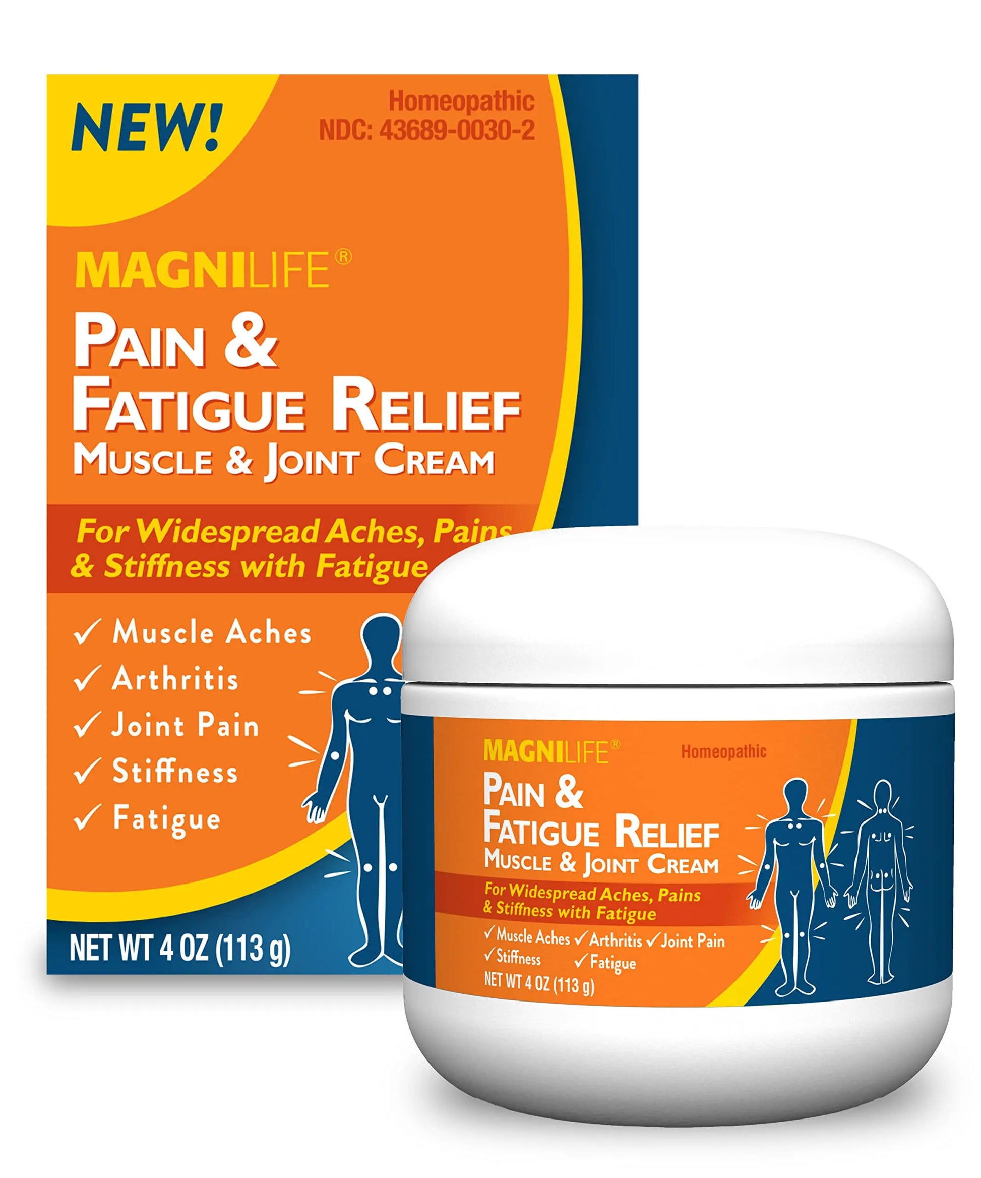 MagniLife Pain & Fatigue Relief Cream 4 oz Pain & Inflammation Relief Foam 4 oz. Natural Joint & Muscle Pain Relief Bundle for Shoulders, Back, Knees, Arthritis, Stiffness & Soreness MagniLife uk supplements