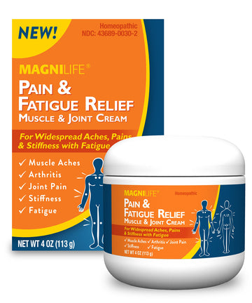 MagniLife Pain and Fatigue Relief Cream, 4 oz, Fast-Acting Relief for Fibromyalgia Symptoms, Muscle Aches & Joint Pain, Helps Relieve Soreness & Tenderness, Deep Penetrating Formula MagniLife uk supplements