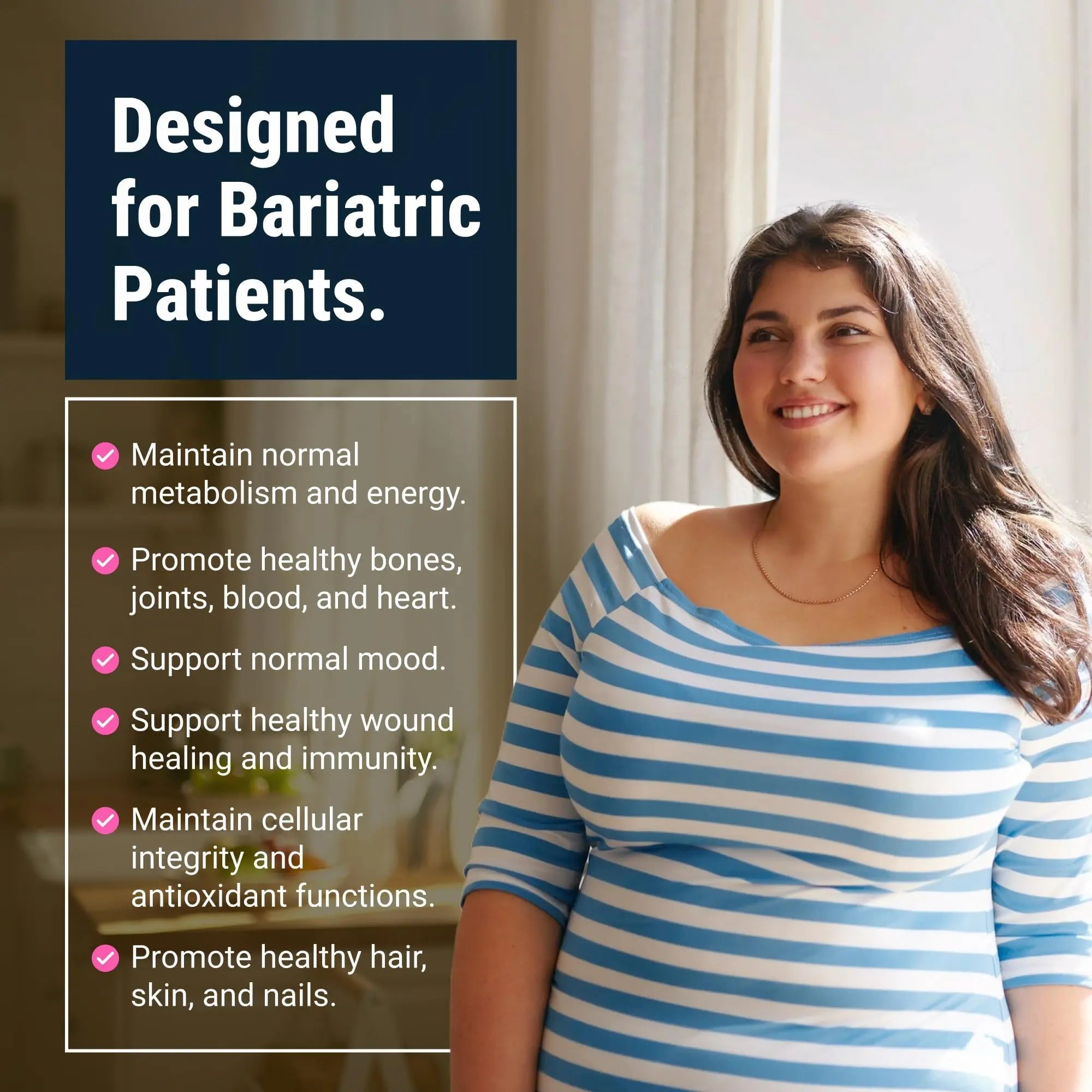 BariatricPal Multivitamin ONE 1 per Day! Bariatric Multivitamin Capsule with 45 mg of Iron | Easy to Swallow Capsule | BariatricPal uk supplements