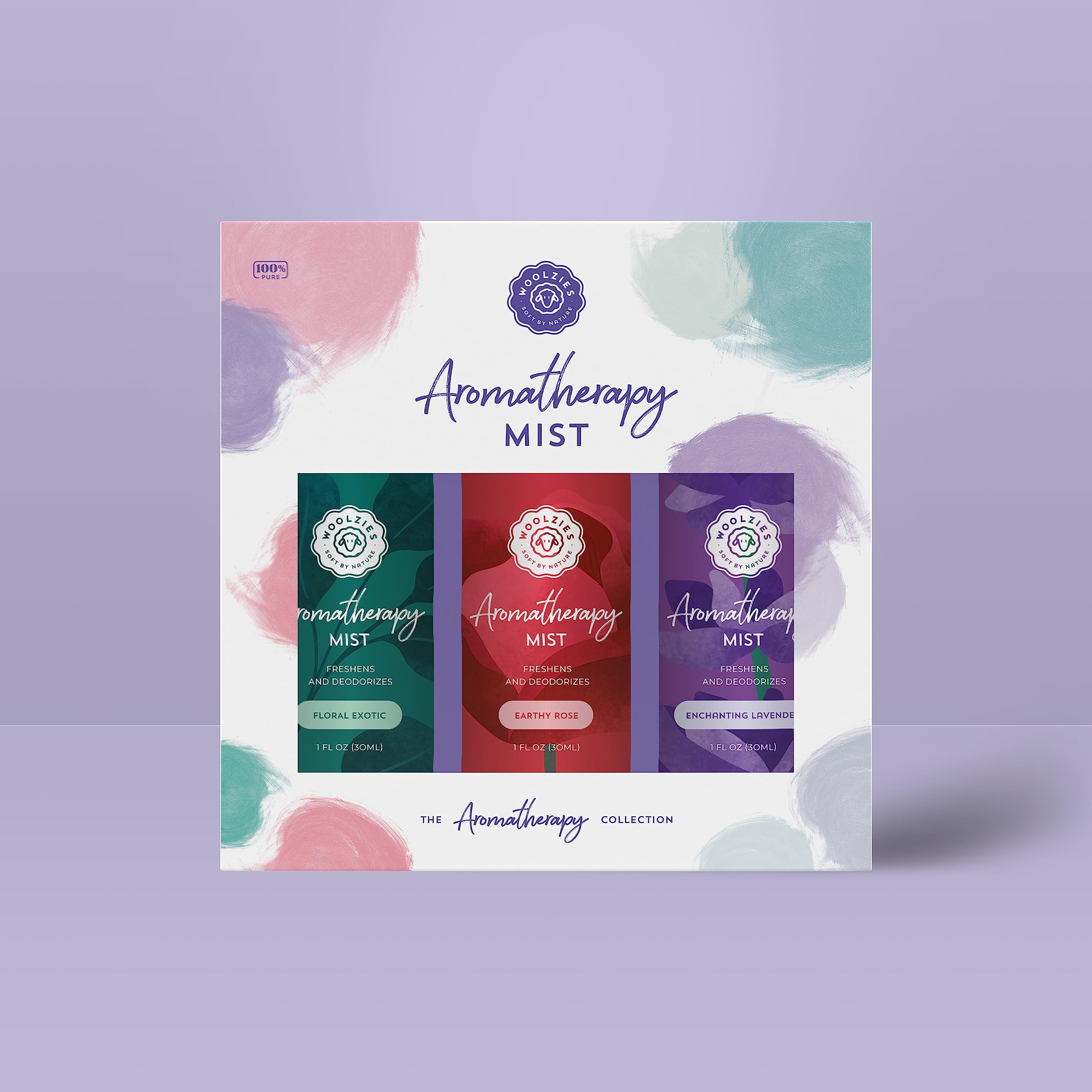 Aromatherapy Spray Mist Set | Natural Essential oil Air Freshener, Pillow Spray, Room Spray Woolzies uk supplements