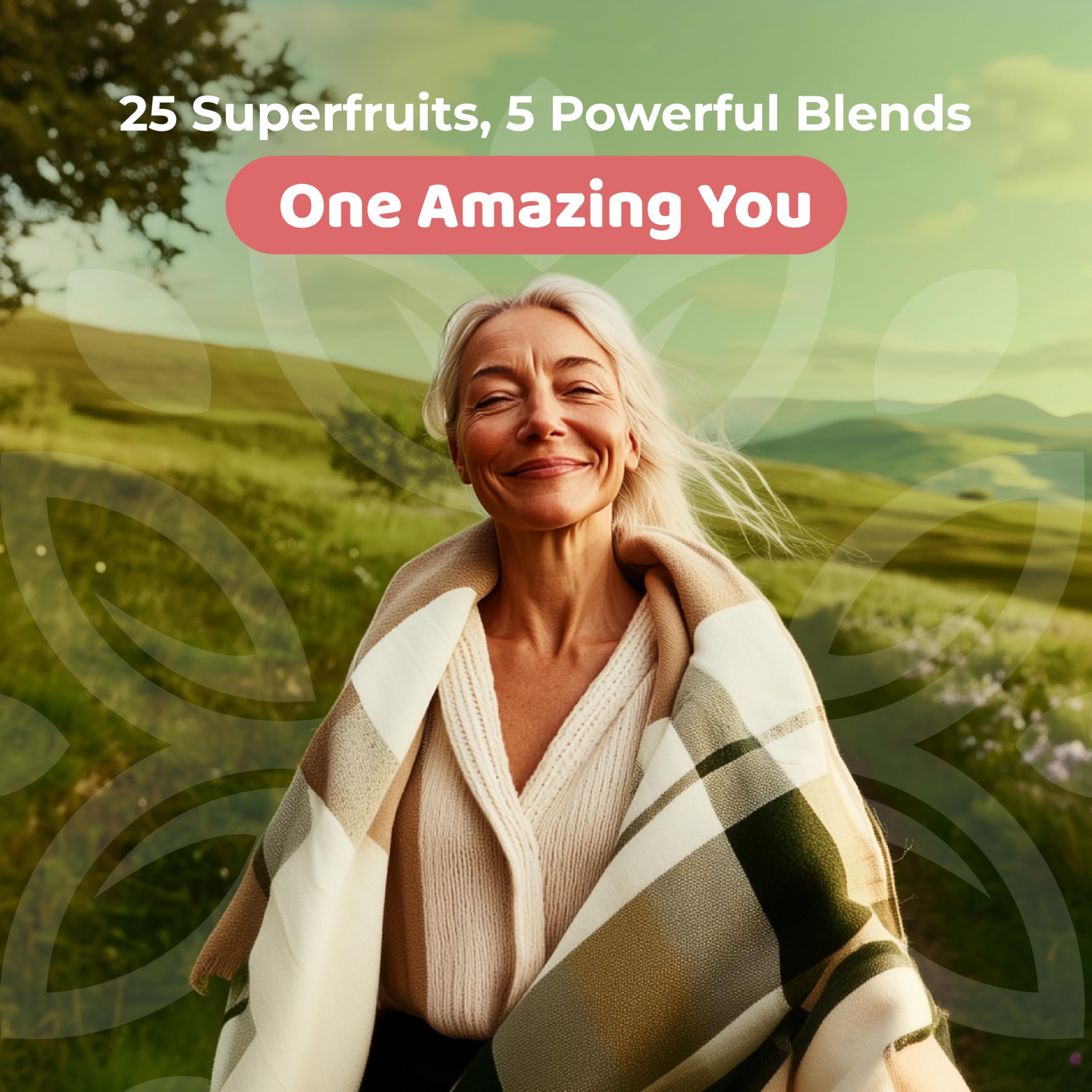 NATURES BLAST Reds - Metabolism and Energy Superfood Powder with 23 Red Fruits, 4 Adaptogens, Probiotics & Enzymes - Vegan Antioxidant Blend, 1 Bottle NATURES BLAST uk supplements
