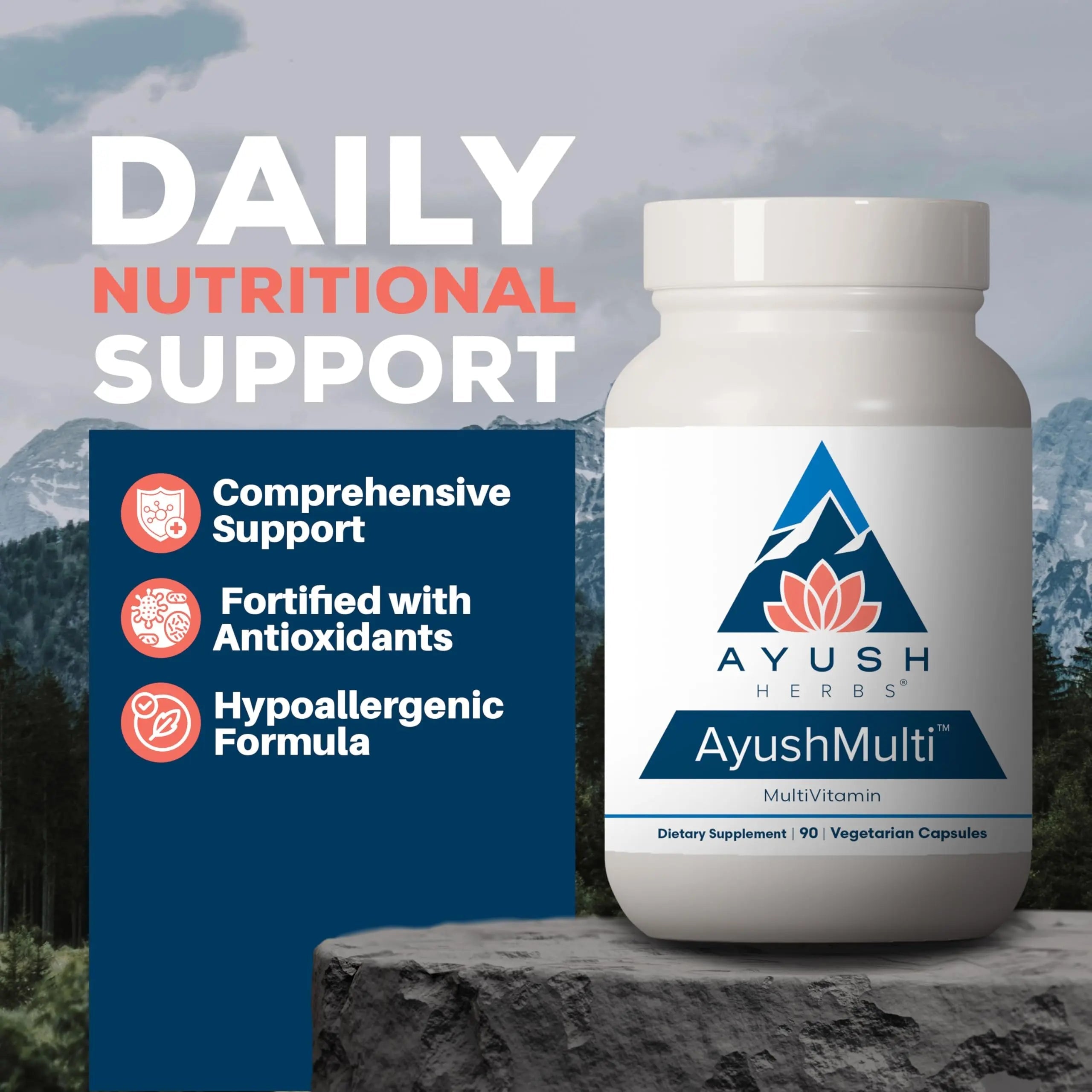 Ayush Herbs Ayush Multi - Multi Vitamin Capsules, Multivitamin with Iodine & Zinc for Men & Women Ayush Herbs uk supplements