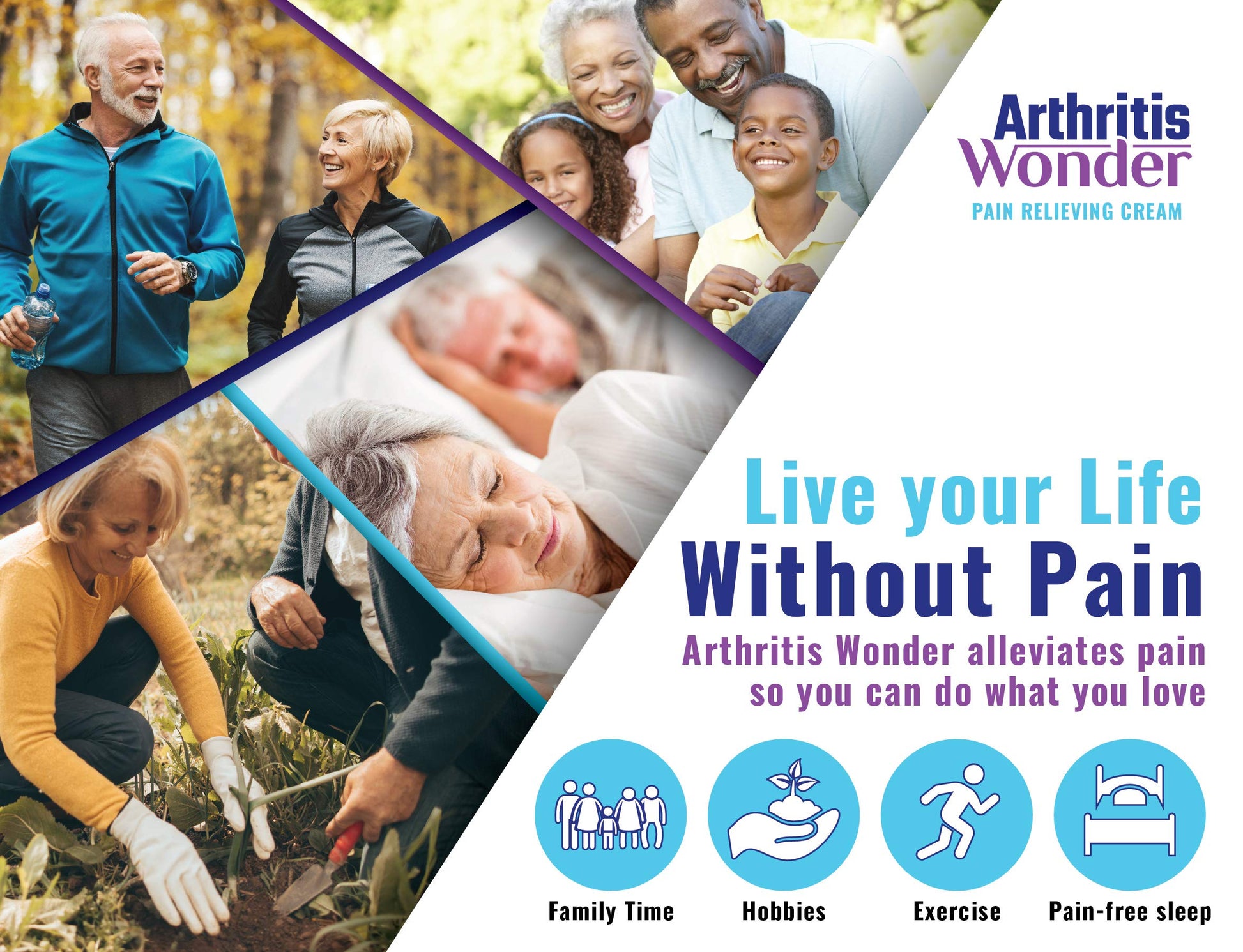 Arthritis Wonder Pain Relief Cream, 4 oz – Arthritis Pain Relief Cream for Hand, Knee, Foot and Wrist Joints – Fast-Acting, Deep Penetrating, Non-Greasy Formula with Natural Wogonin Arthritis Wonder uk supplements