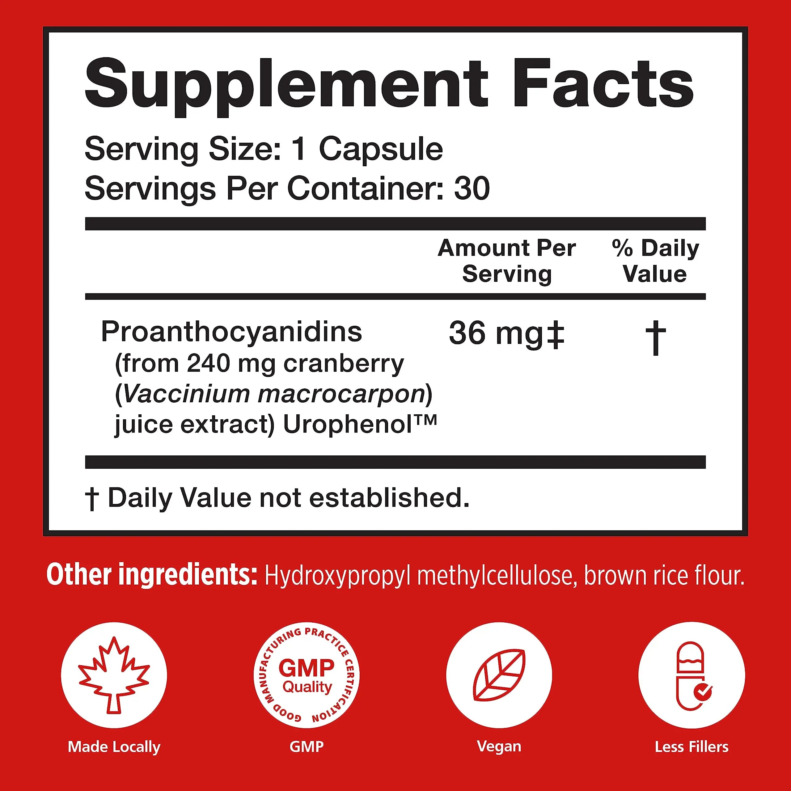 20% Bundle Utiva Cranberry PACs 30 Vegi Capsules Cranberry Supplement for Urinary Tract Health for Women and Men + Utiva D-Mannose 500mg 120 Capsules Naturally Flush The Bladder and Urinary Tract Szio+ uk supplements