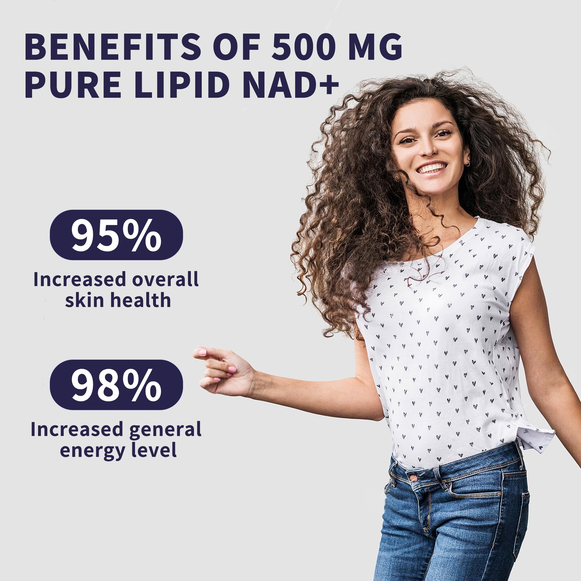 Women's NAD Liquid Supplement, Pure 500mg Liposomal NAD - Cell Regeneration，Energy Support, Vegan,Sugar Free，Additives Free Hudetex uk supplements