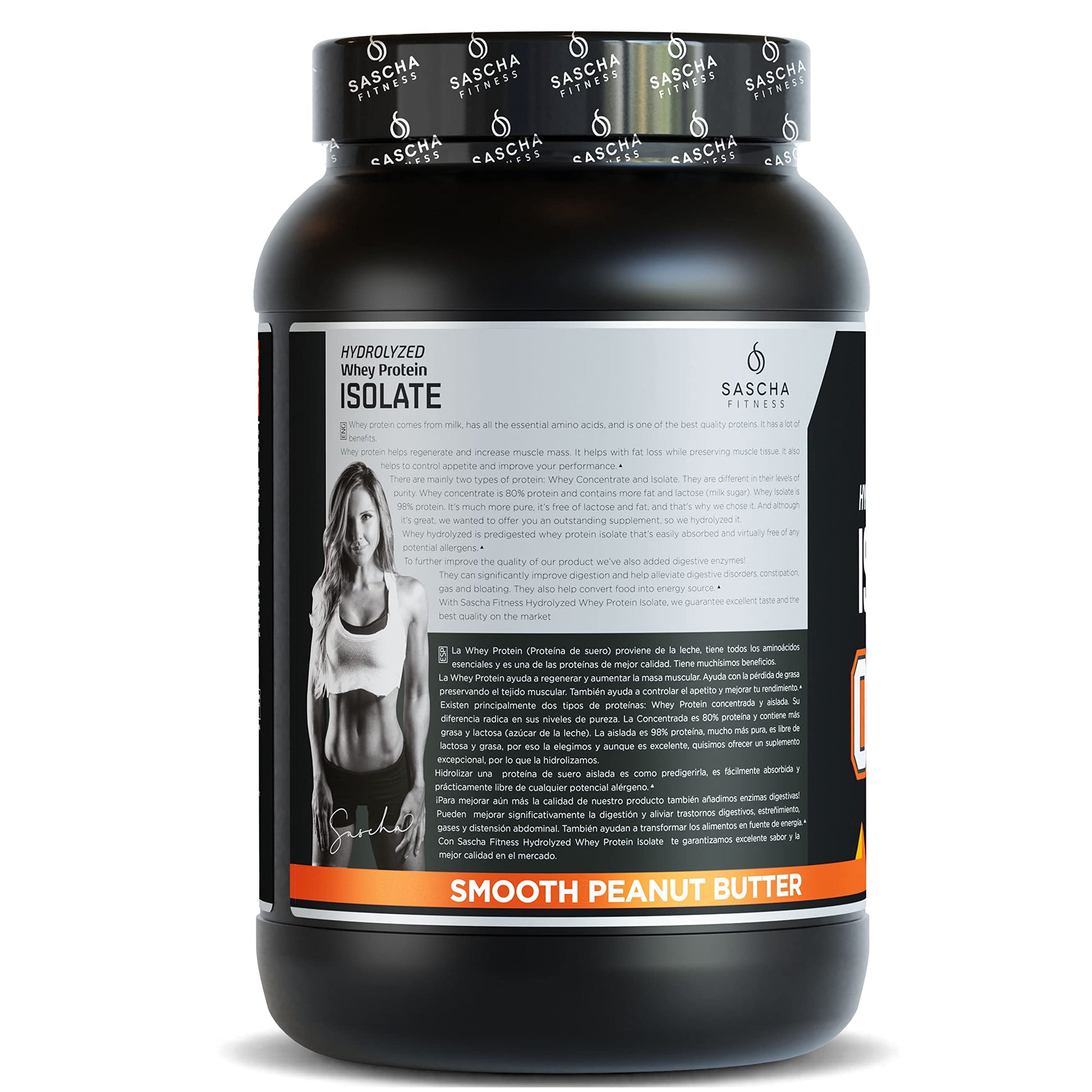 SASCHA FITNESS Hydrolyzed Whey Protein Isolate,100% Grass-Fed ,2.3 Pounds SASCHA FITNESS uk supplements