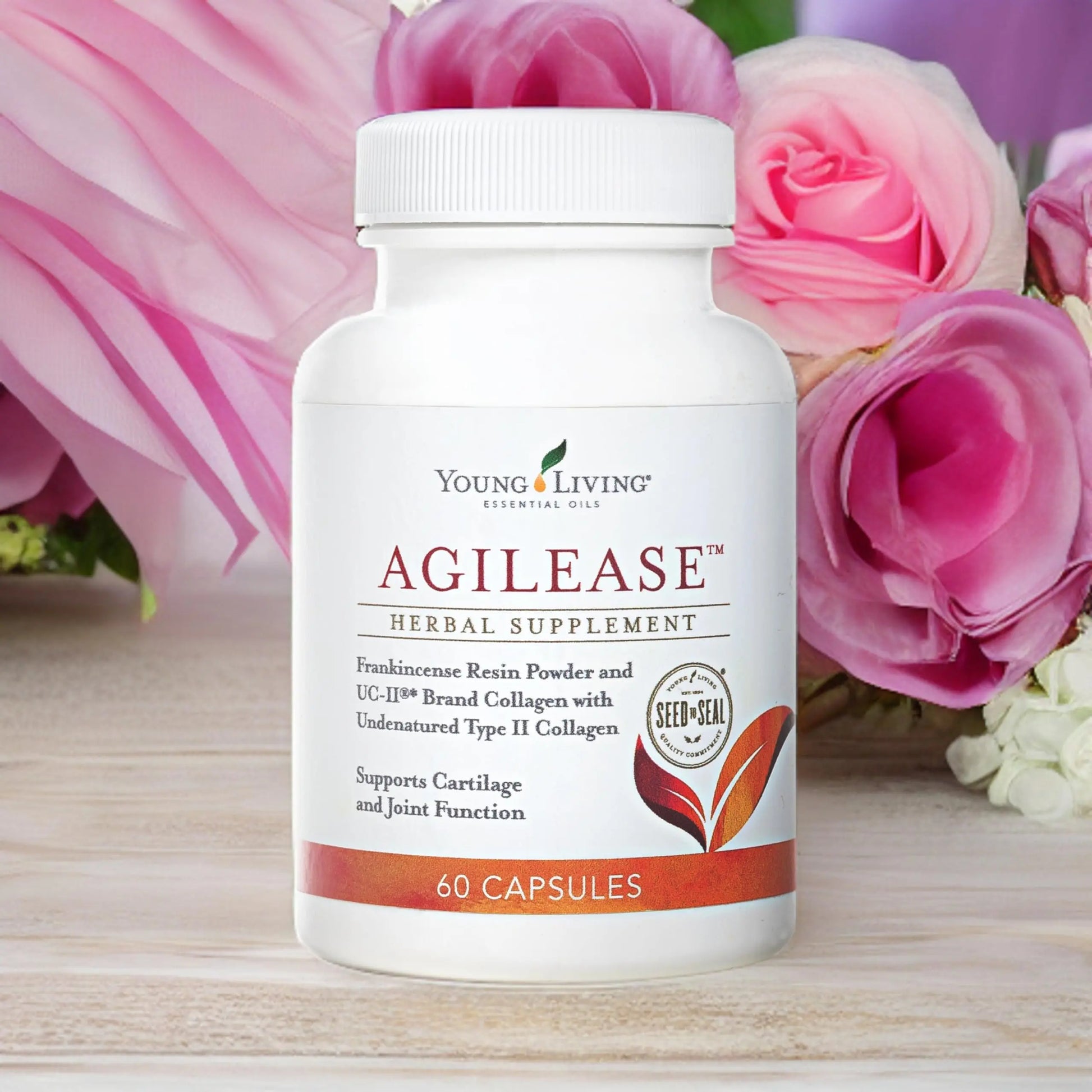 Young Living AgilEase Capsules | 60 Count | UC-II Collagen Supplement | Supports Mobility & Flexibility | Helps Maintain Joint Health & Exercise Recovery Young Living uk supplements
