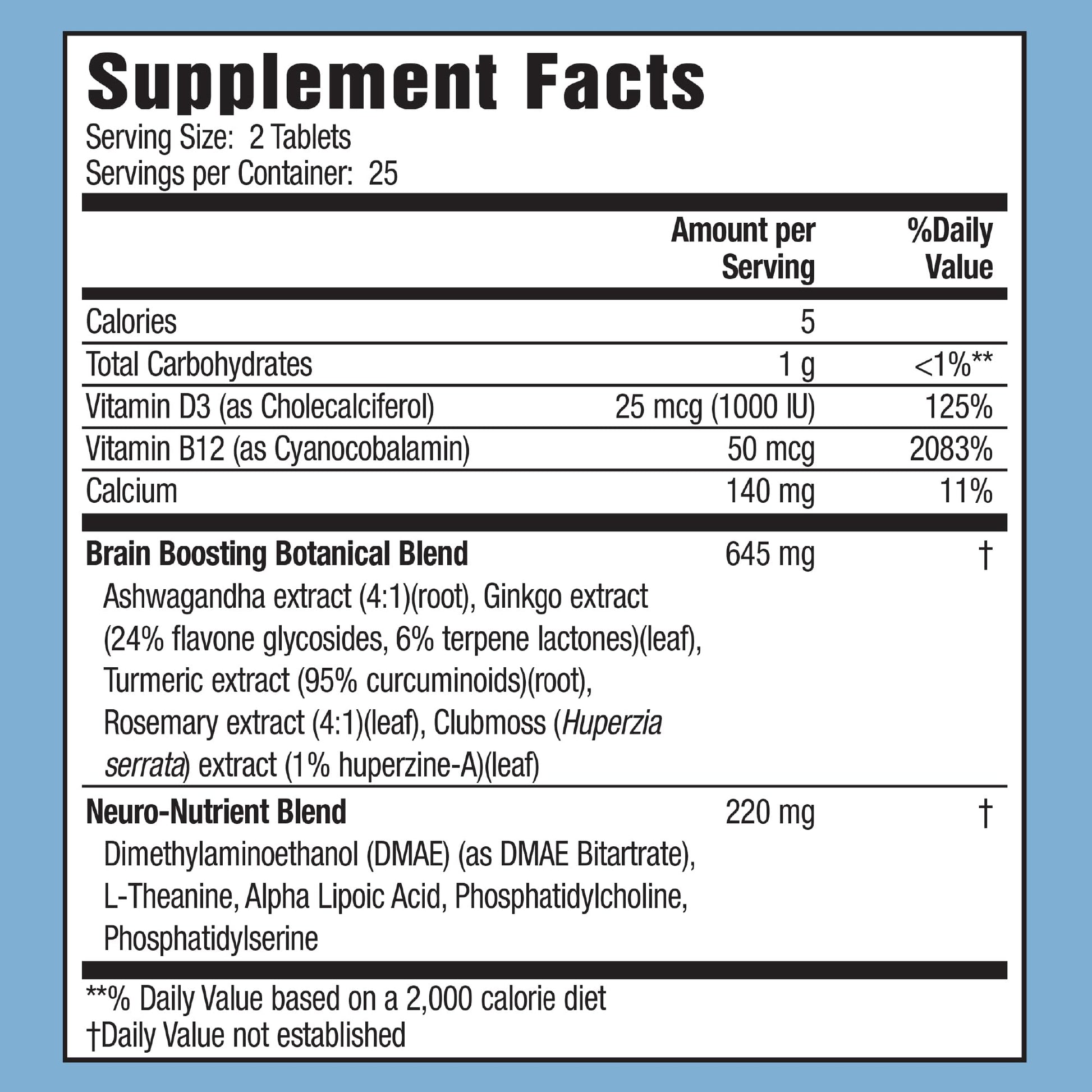 Applied Nutrition Healthy Brain All-Day Focus - 50 Tablets - Powerful 3-in-1 Brain Booster with Turmeric Extract - 25 Servings Applied Nutrition uk supplements