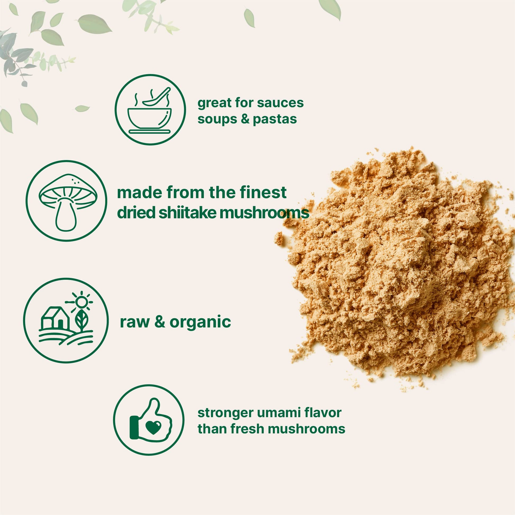 Sustainably US Grown, Organic Shiitake Mushrooms Powder, 8 Ounce Micro Ingredients uk supplements