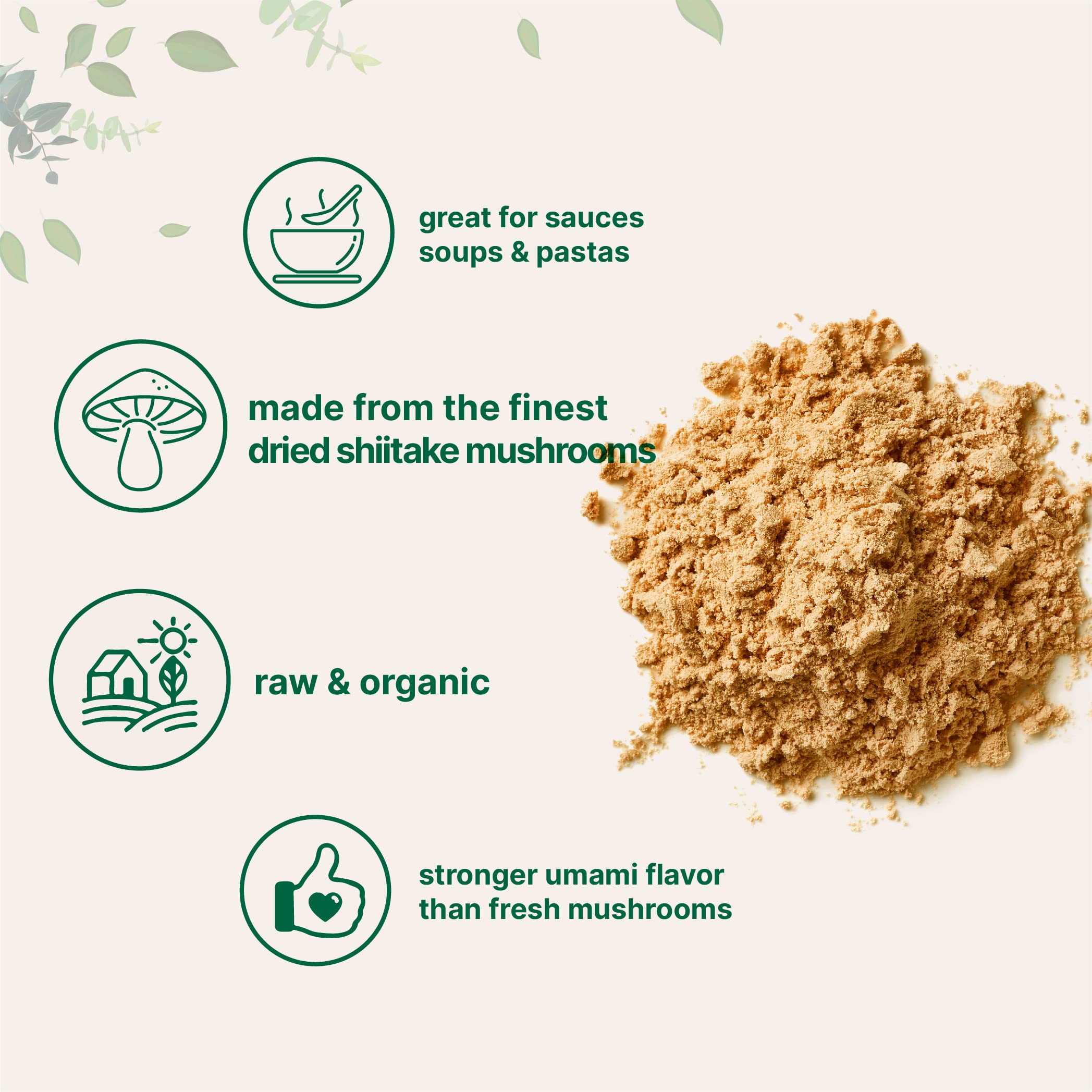 Sustainably US Grown, Organic Shiitake Mushrooms Powder, 8 Ounce Micro Ingredients uk supplements