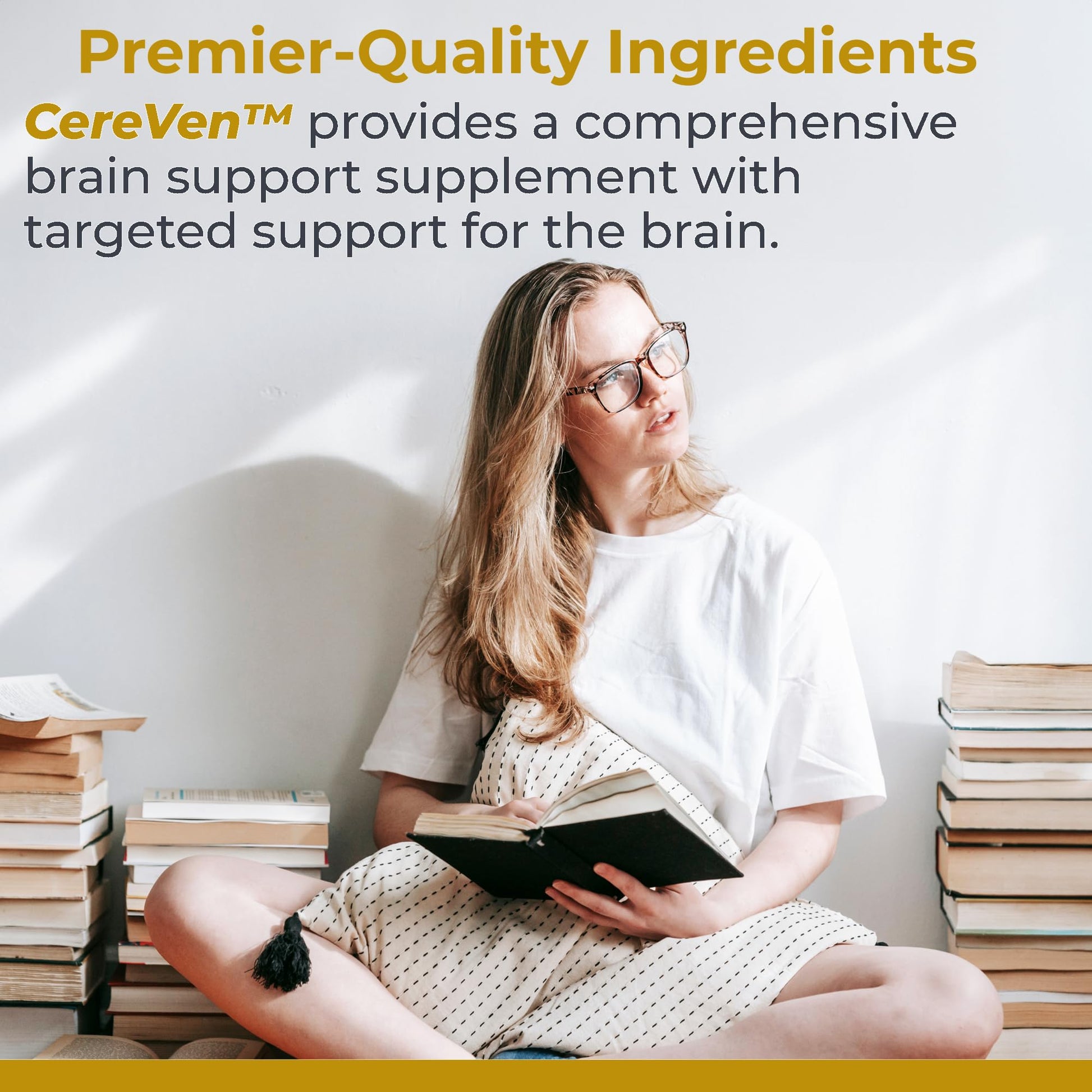 Premier Research Labs CereVen - Herbal Brain Supplement for Memory & Focus Featuring Rhodiola Rosea, Rhodiola Rosea Supplement for Brain Health Support - 60 Vegetarian Capsules Premier Research Labs uk supplements