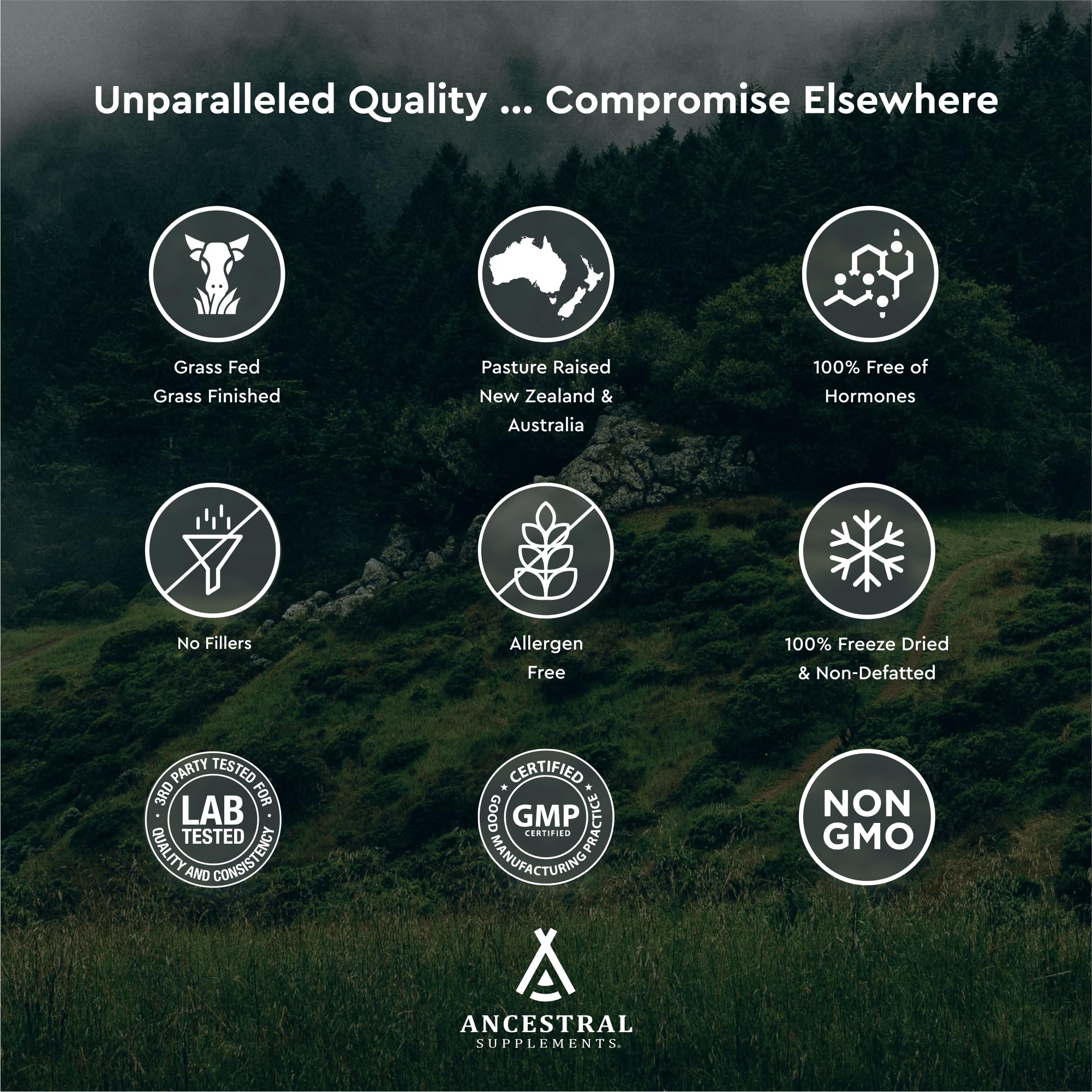 Ancestral Supplements Grass Fed Beef Bone and Marrow Supplement, Bone, Skin, Oral Health, and Joint Care Supplements Promote Whole Ancestral Supplements uk supplements
