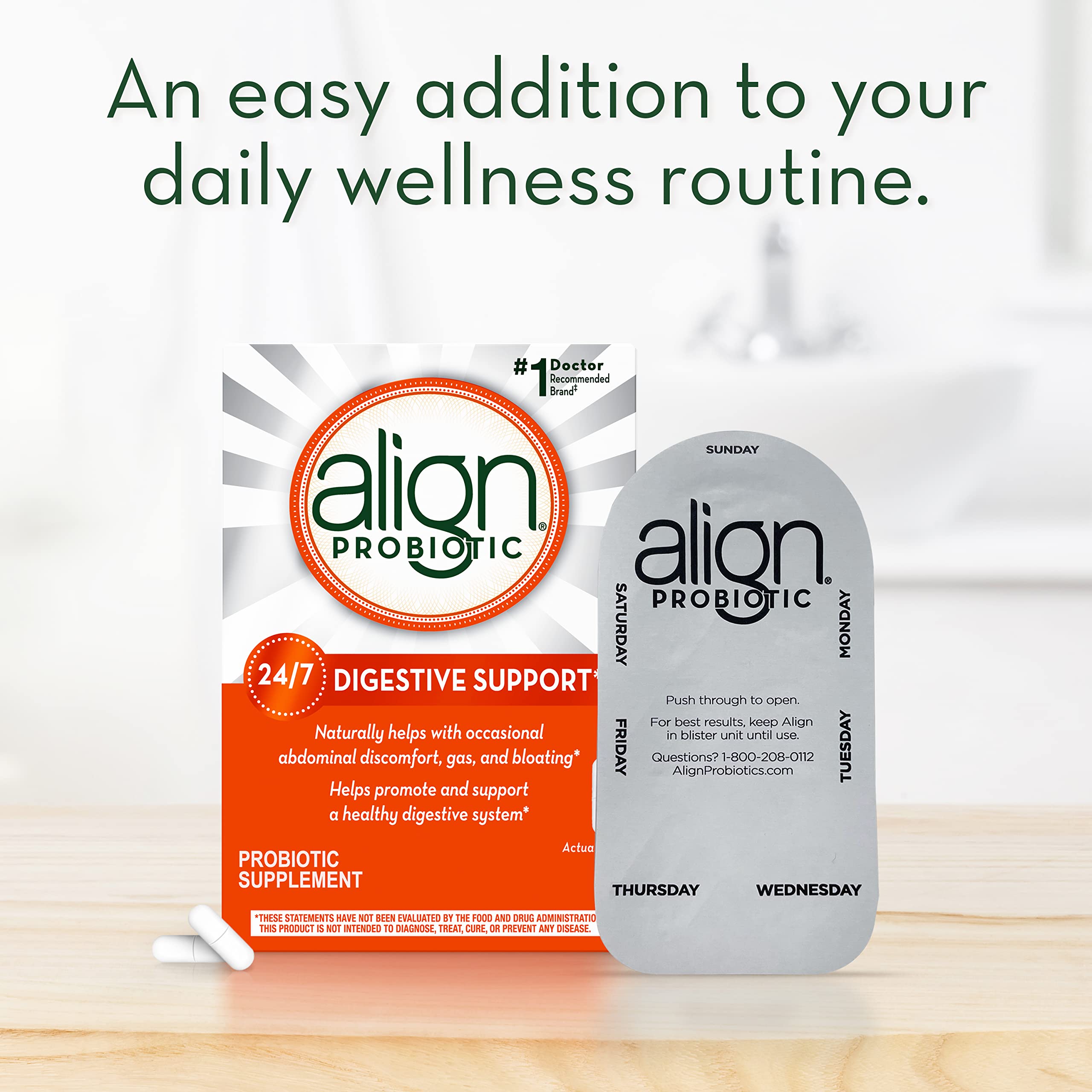 Align Probiotic, Probiotics for Women and Men, Daily Probiotic Supplement for Digestive Align uk supplements