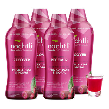 nochtli Recover Prickly Pear Liquid Supplement 1L (4-pack) Nochtli SuperiorFruit uk supplements