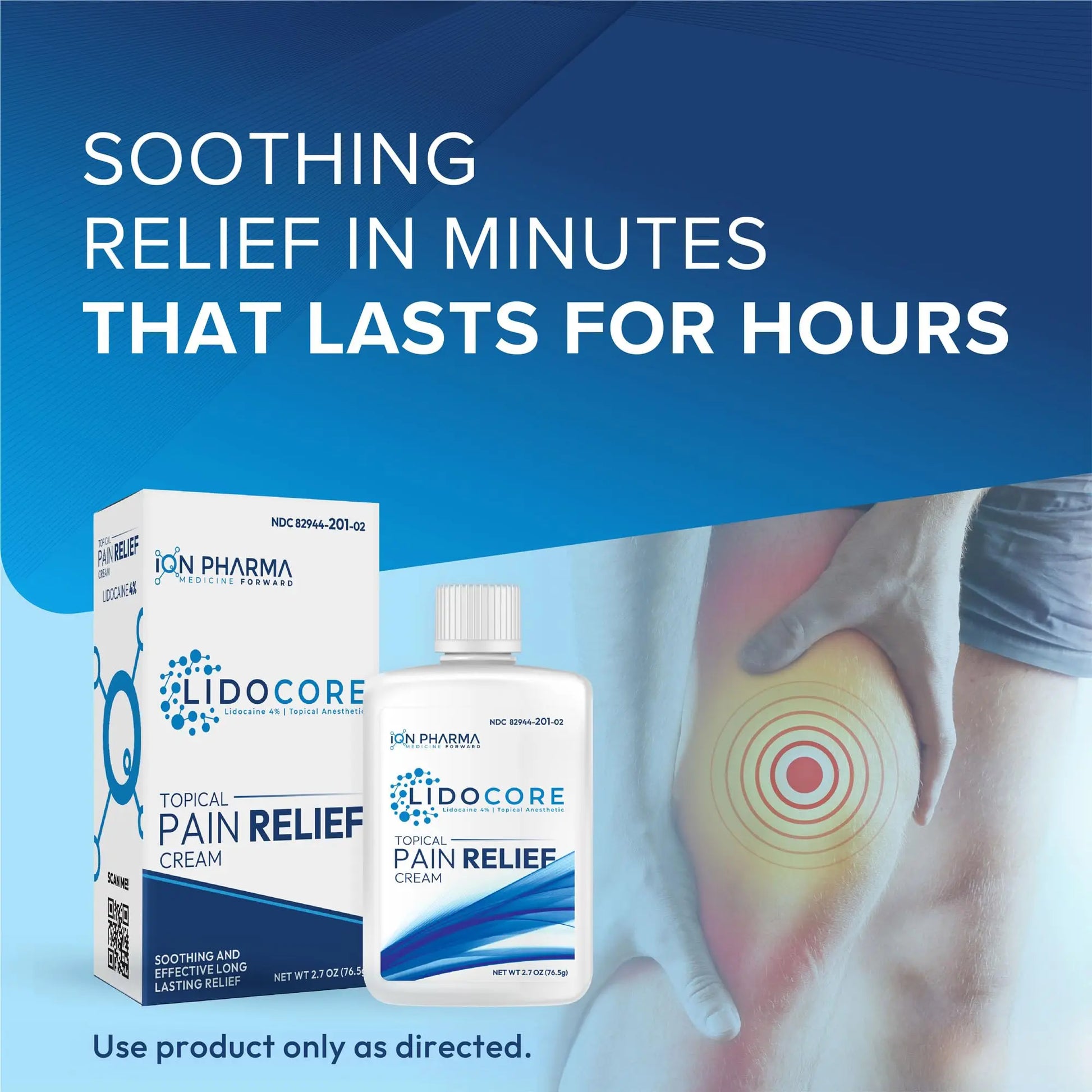 Lidocore Pain Relief Cream with 4% Lidocaine | Maximum Strength OTC | Safe & Compliant formula | Minor cuts, scrapes, insect bites, cold sores | Non-Greasy, Odor-free, Fragrance-Free | 2.7 oz (76.5 g) Lidocore uk supplements