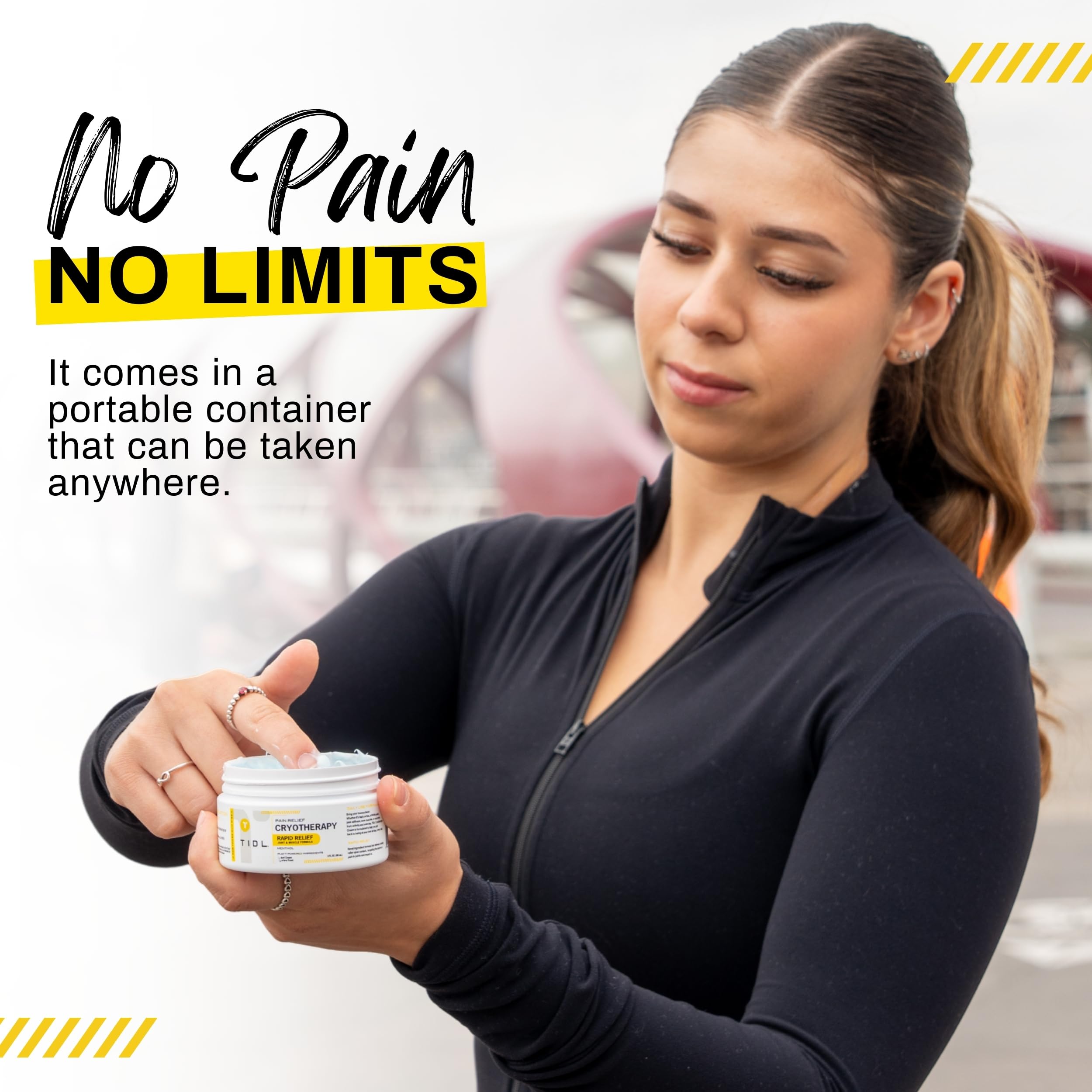 TIDL Cryotherapy Pain Relief Cream, 3 Oz, Targeted Neck Pain, Joint & Muscle Pain Relief with Organic, Plant-Based Menthol, Instant Cooling for Sport & Post Workout Full Body Recovery TIDL uk supplements
