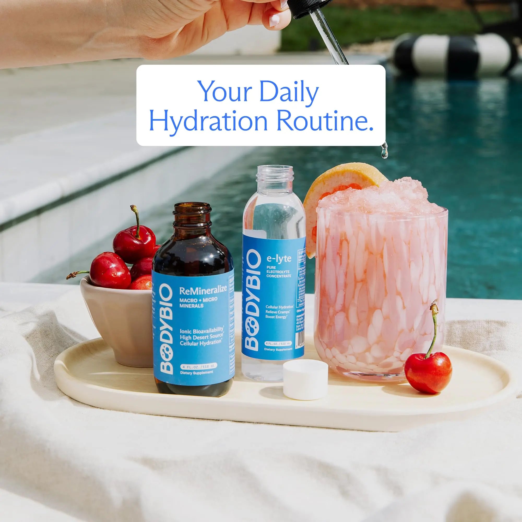 BodyBio e-lyte - Liquid Electrolyte Concentrate for Clean Hydration, Energy & Cramp Relief - No Sugar, No Artificial Flavors, No Fillers, Keto Friendly BodyBio uk supplements