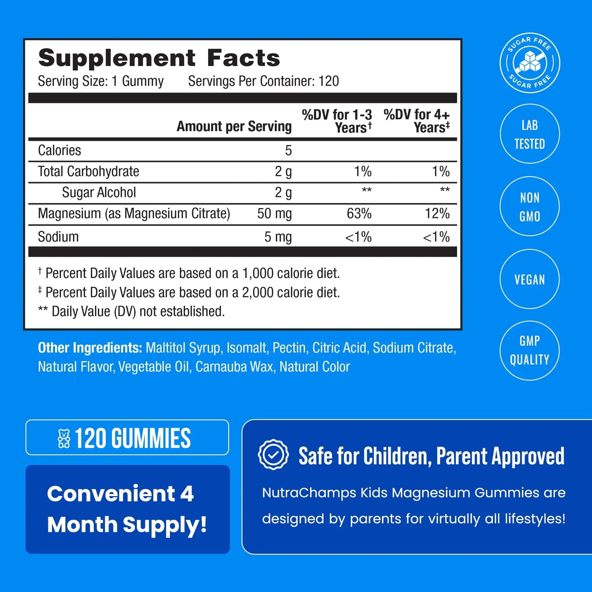 NutraChamps Kids Multivitamins & Kids Magnesium Gummies NutraChamps uk supplements