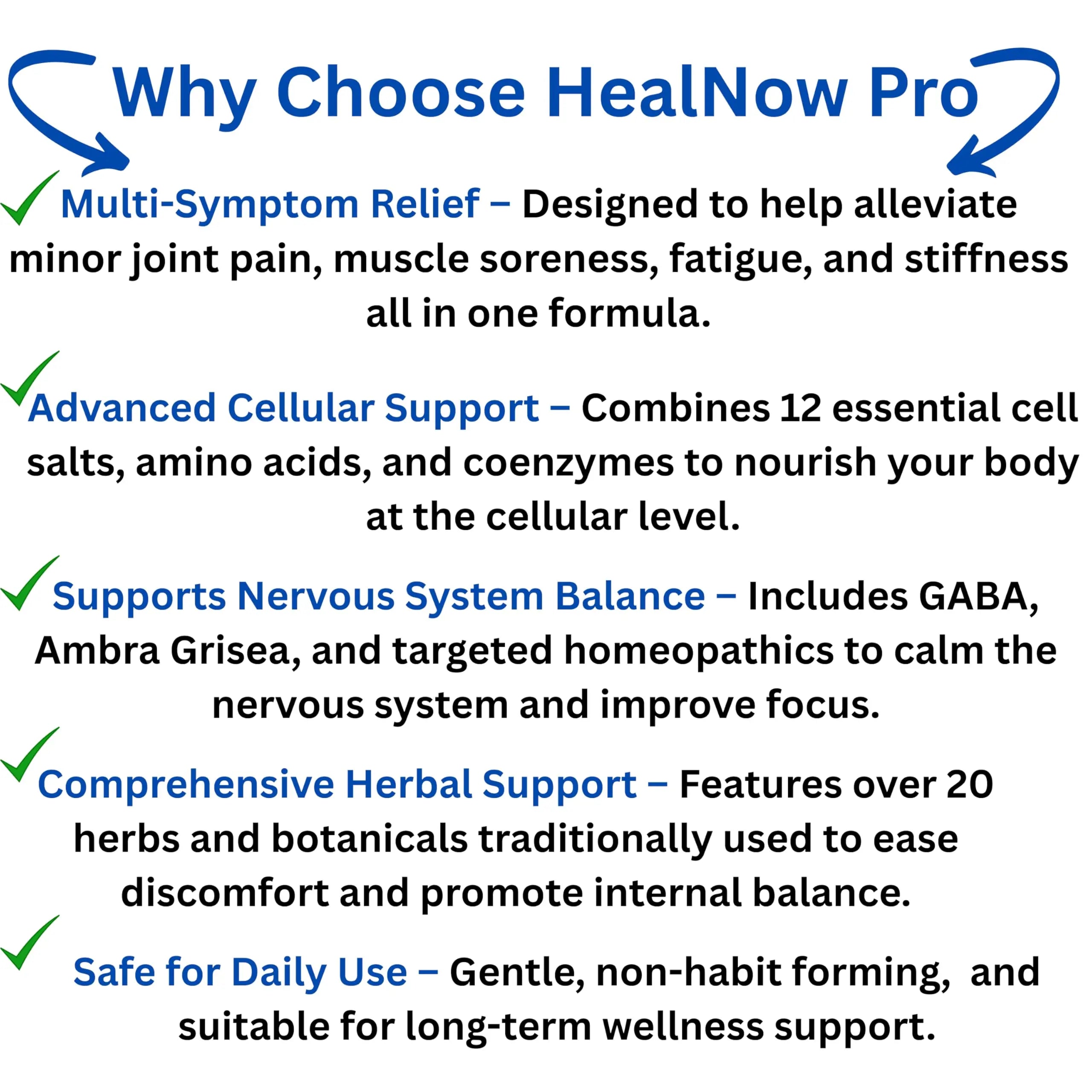 RENEW MIND HealNow Pro Homeopathic Support for Joint Pain, Muscle Aches, Arthritis Pain, and Muscle or Joint Stiffness Professional Grade Formula Promotes Comfort, Mobility & Energy - 2 fl oz RENEW MIND uk supplements