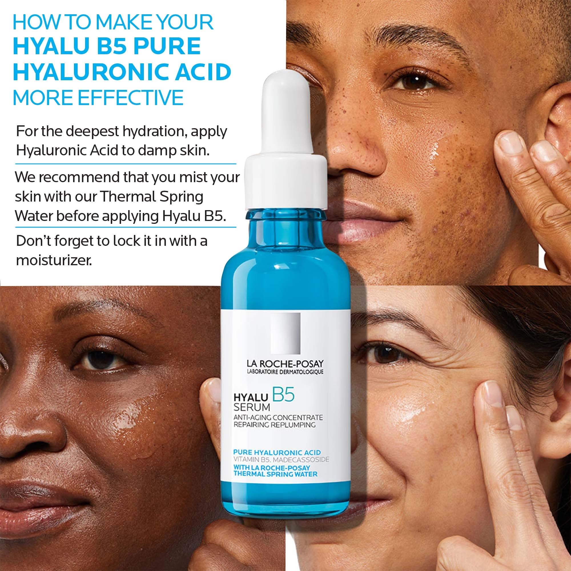 La Roche-Posay Hyalu B5 Pure Hyaluronic Acid Serum for Face La Roche-Posay uk supplements