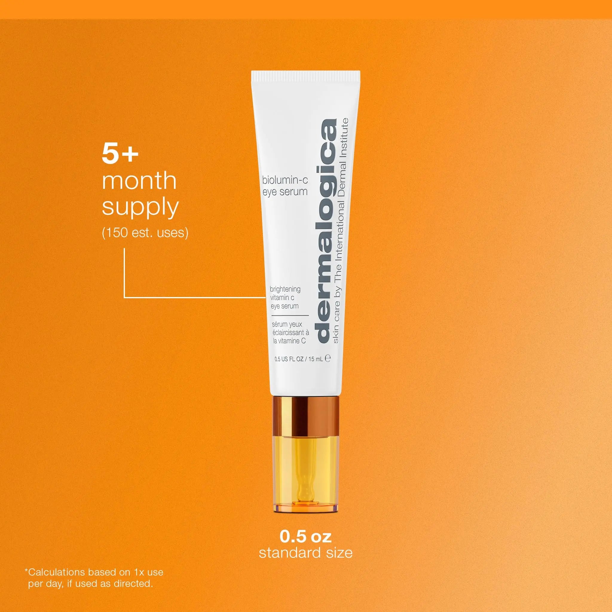 Dermalogica Biolumin-C Eye Serum with Vitamin C, Brightens Eye Area, Reduces Appearance of Fine Lines and Wrinkles For Smooth Skin, 0.5 fl oz Dermalogica uk supplements