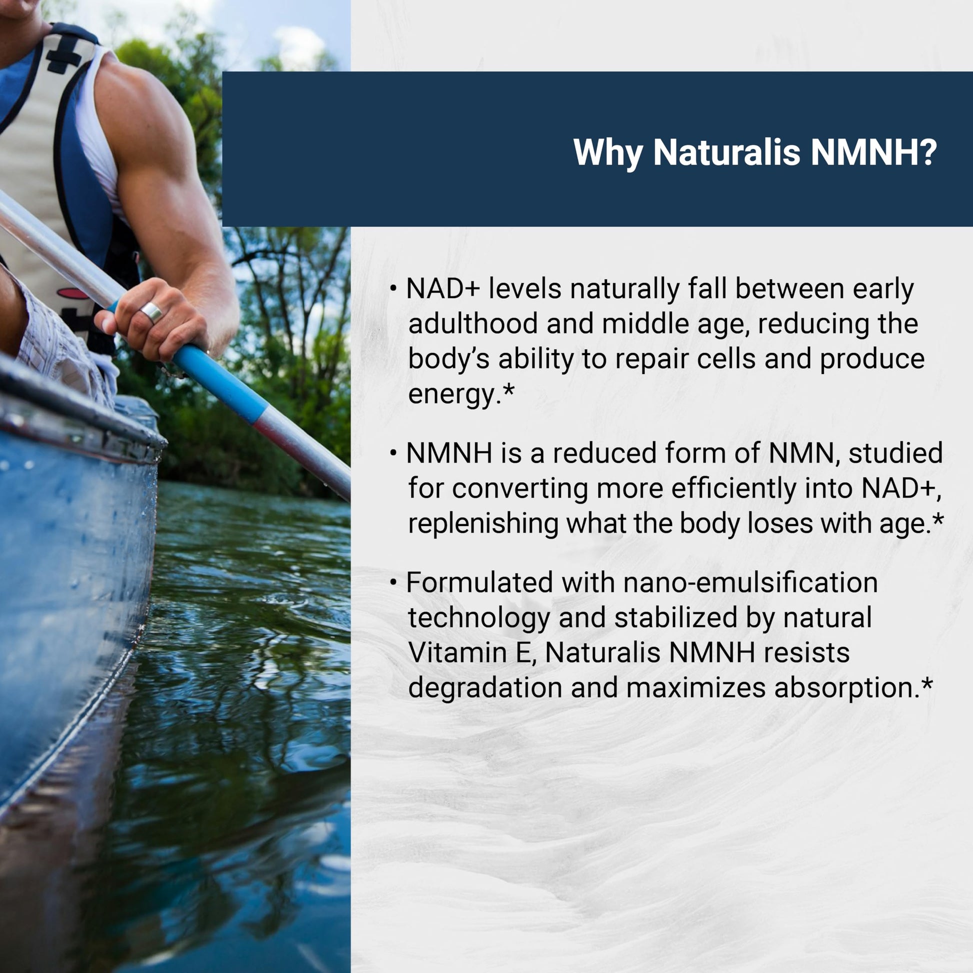 Naturalis Liposomal NMNH 300mg (NMN Alternative) | Boost NAD+ Levels & Support Healthy Aging* | Bioenhanced with Vitamin E for Advanced Absorption, Stability & Antioxidant Protection* | 60 Softgels Naturalis uk supplements