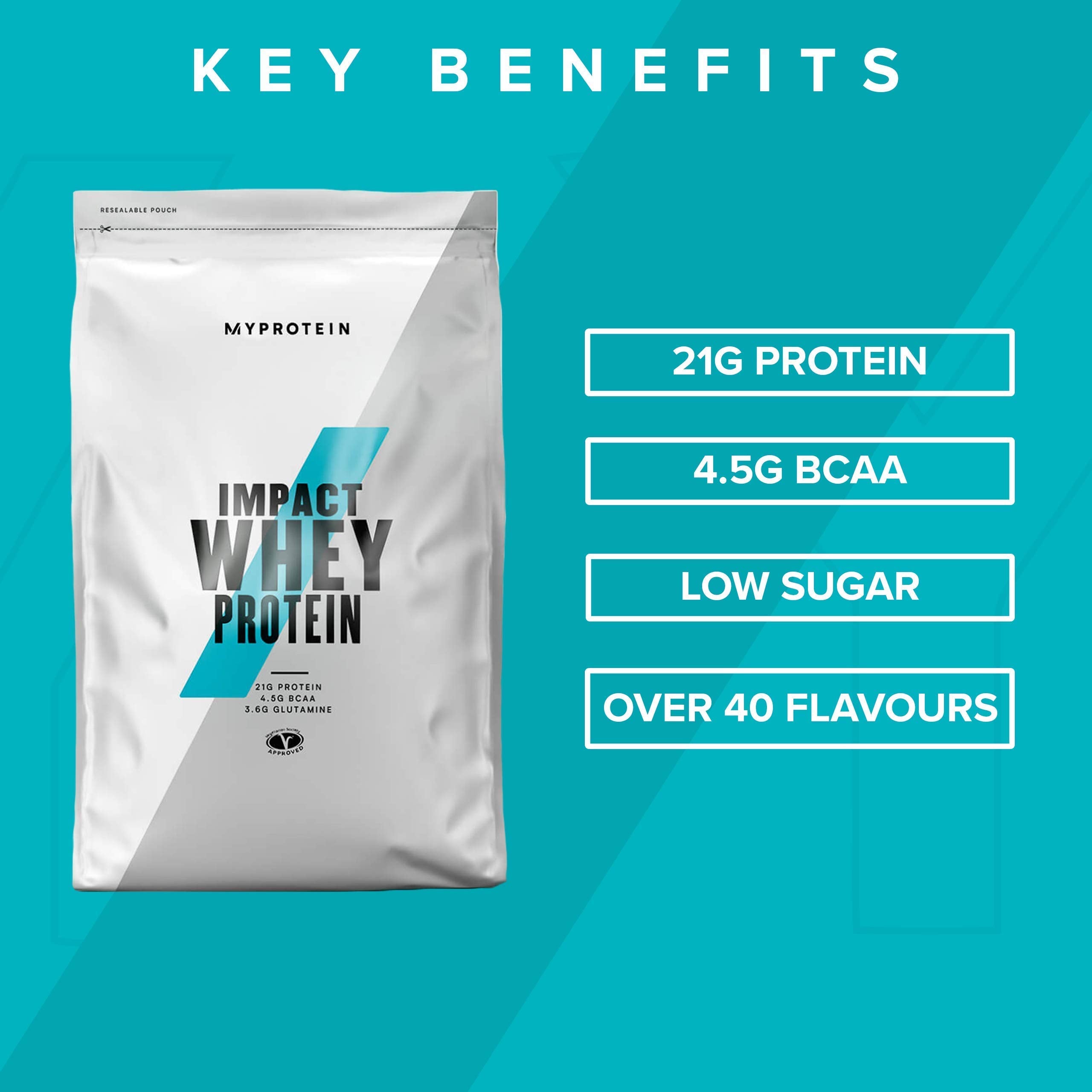 MyProtein Impact Whey Isolate - Natural Vanilla - 1kg - 40 Servings Myprotein uk supplements