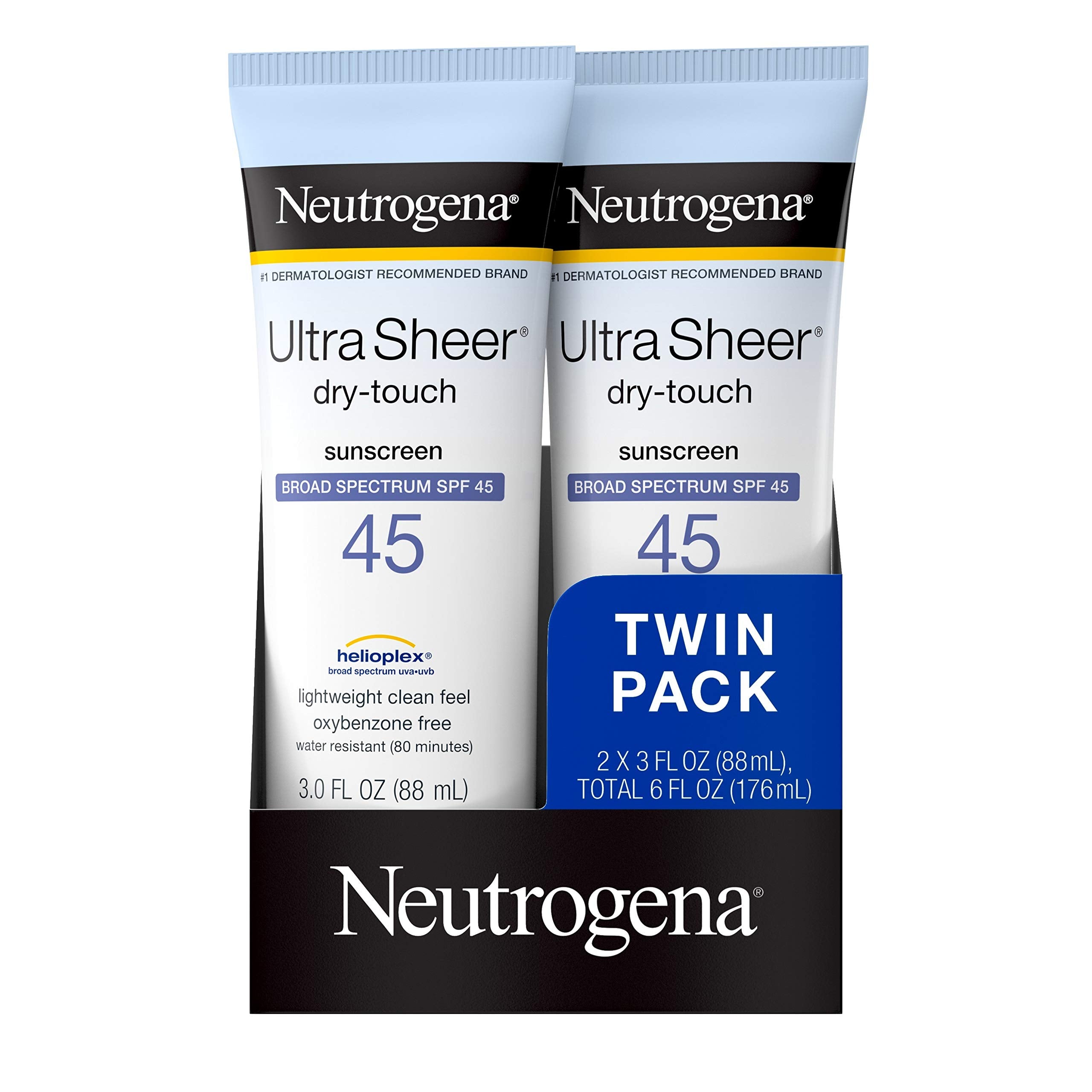 Neutrogena Ultra Sheer Dry-Touch Water Resistant and Non-Greasy Sunscreen Neutrogena uk supplements