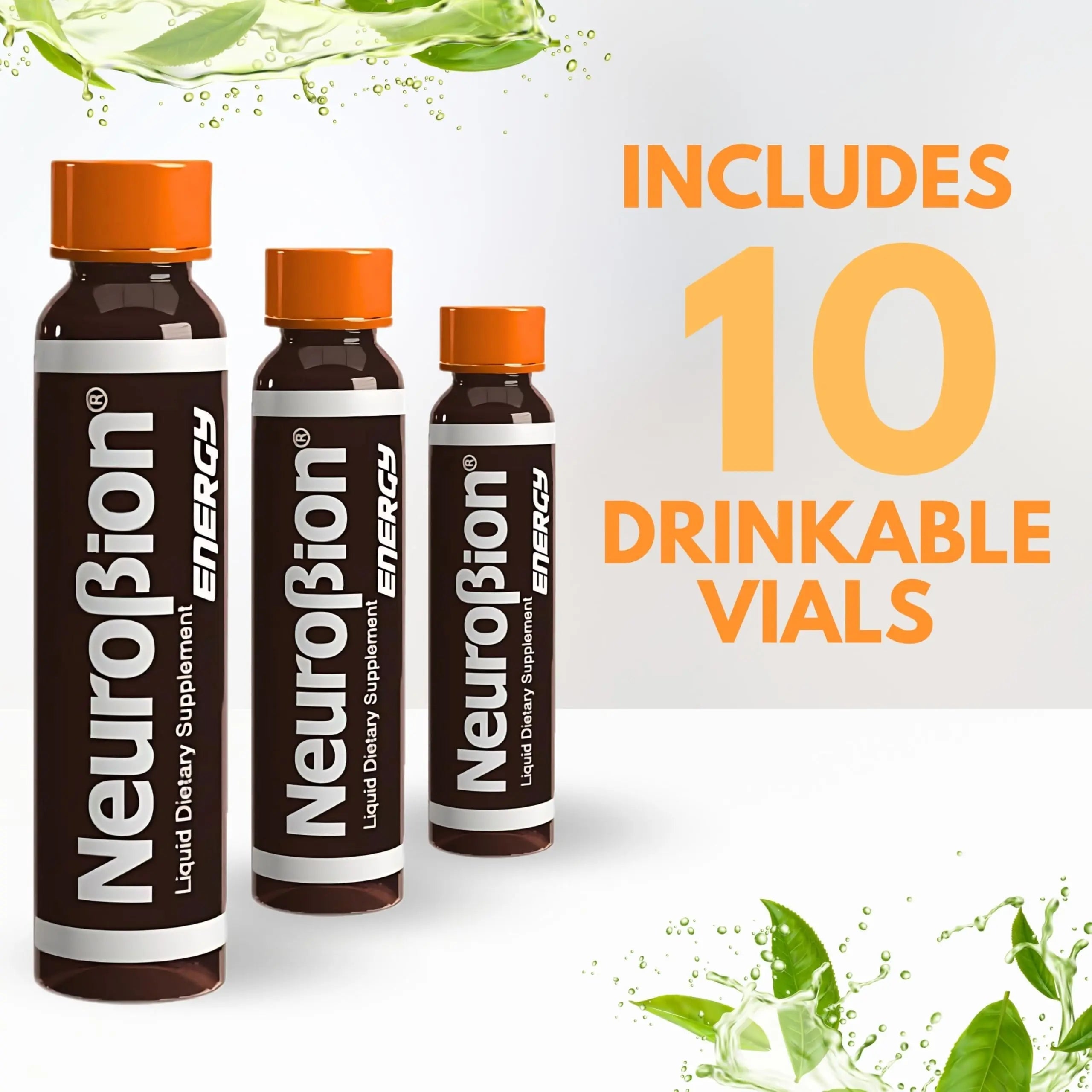 Neurobion Energy Liquid Dietary Supplement Multivitamins + Enegy Blend 10 vials x 250 ml Neurobion uk supplements