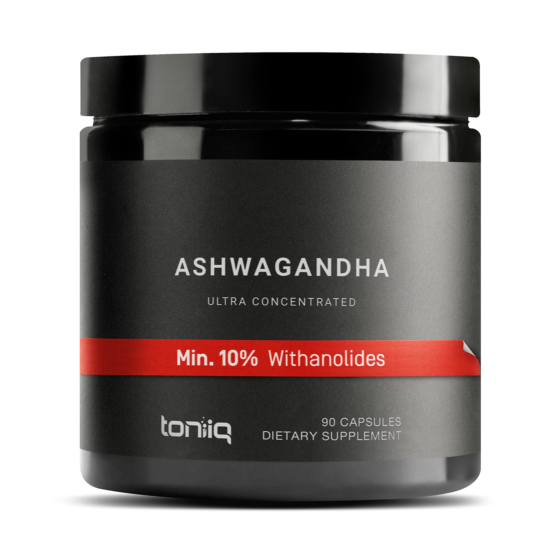 Toniiq Ashwagandha - Ultra High Potency 20:1 Extract with 10% Withanolides - Wild Harvested in India - Highly Concentrated - Third-Party Lab Tested - 90 Capsules Toniiq uk supplements