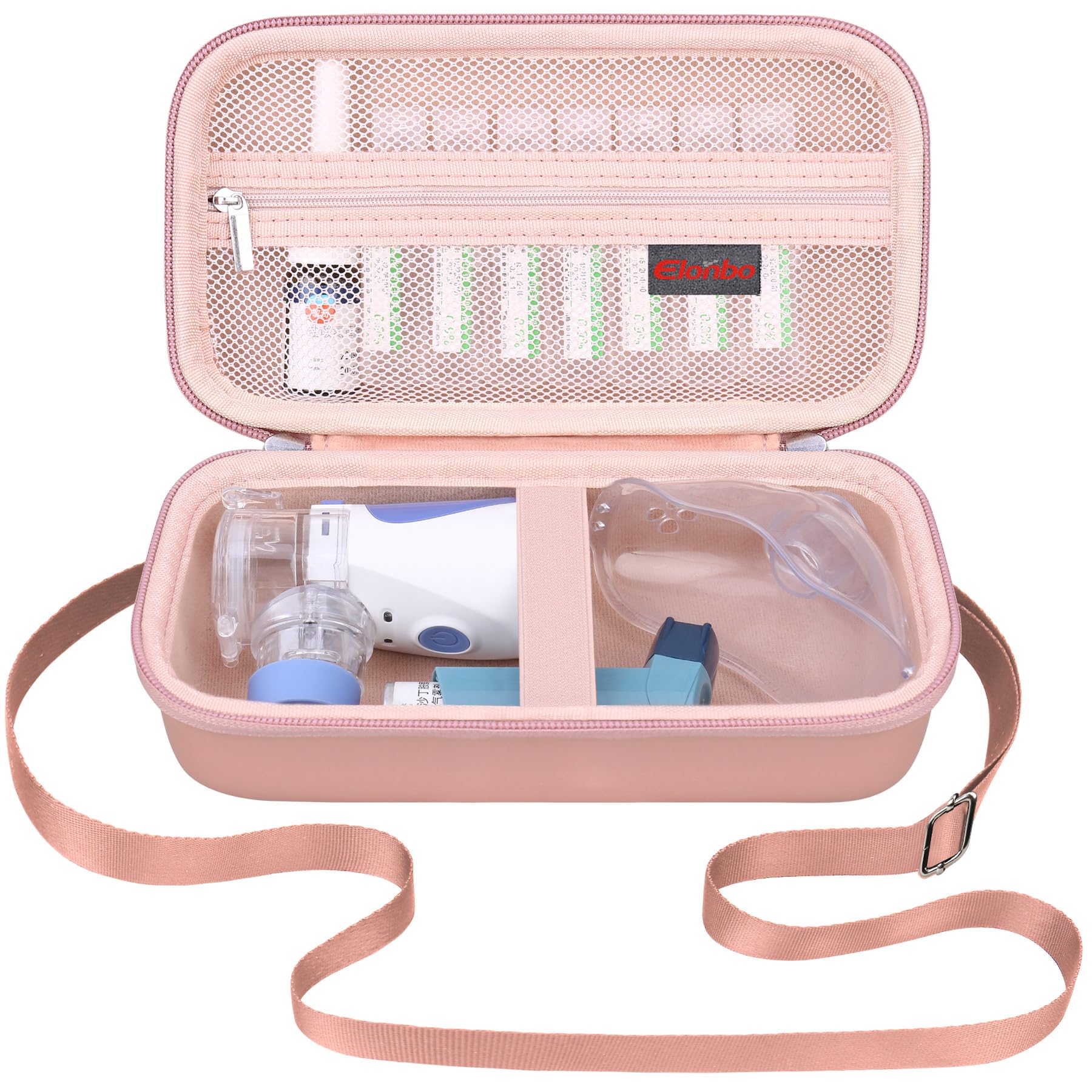 Elonbo Carrying Case Compatible with Portable Handheld Inhaler Nebulizer Machine Elonbo uk supplements
