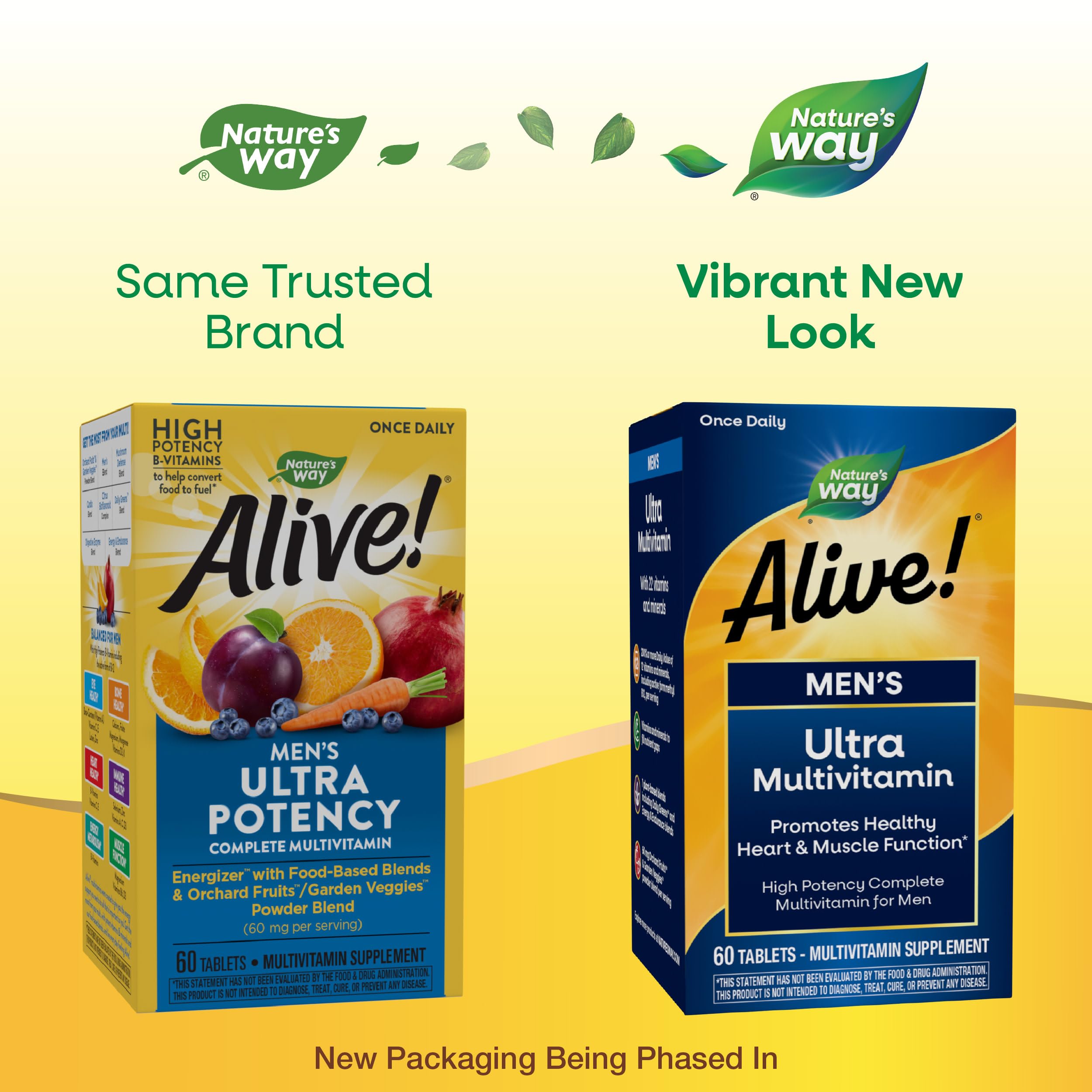Nature's Way Alive! Men's Daily Ultra Multivitamin, High Potency Formula, Promotes Heart & Muscle Function Nature's Way uk supplements